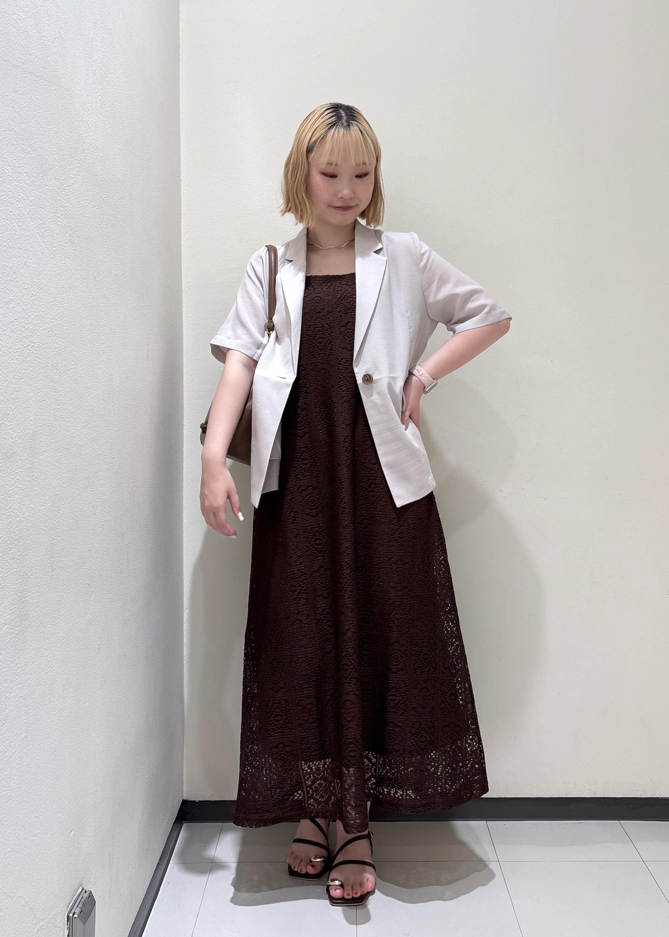 ROPE' PICNICの【接触冷感・吸水速乾・防シワ】エフォートレスリラックスハーフスリーブジャケットを使ったコーディネートを紹介します。｜Rakuten Fashion(楽天ファッション／旧楽天ブランドアベニュー)5934264