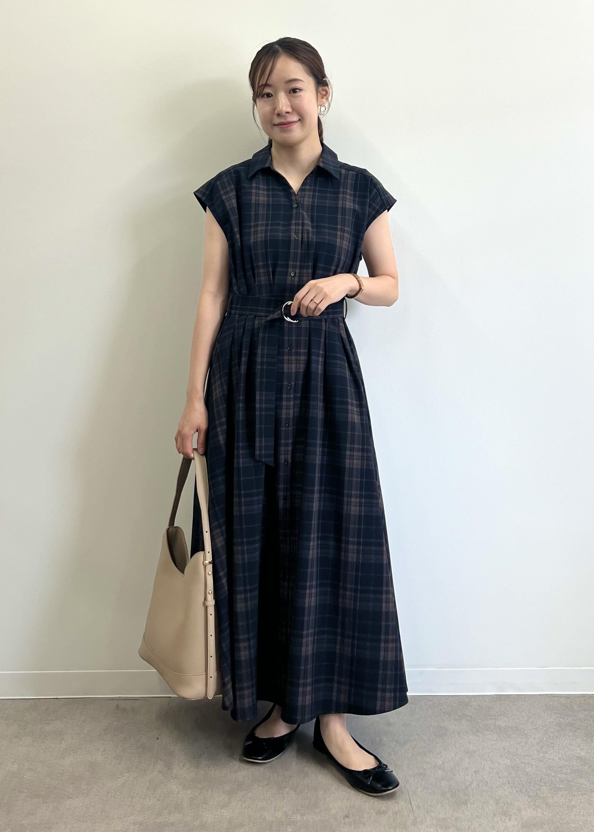 ROPE' PICNICのウエストタックチェックアソートワンピースを使ったコーディネートを紹介します。｜Rakuten Fashion(楽天ファッション／旧楽天ブランドアベニュー)5960820