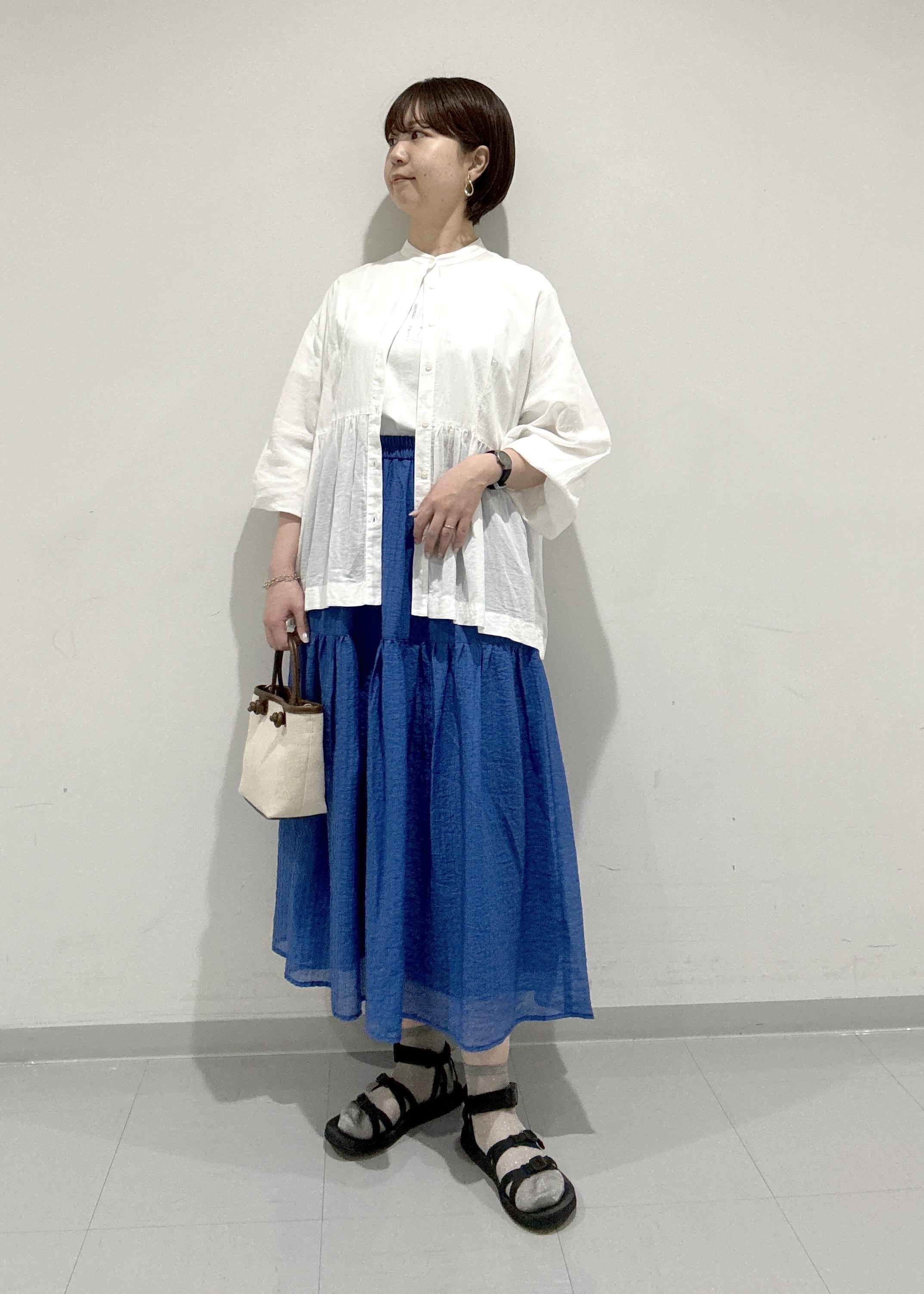 ROPE' PICNICの【接触冷感・通気性】お着軽シャツシリーズ/綿ボイルペプラムシャツを使ったコーディネートを紹介します。｜Rakuten Fashion(楽天ファッション／旧楽天ブランドアベニュー)5960822