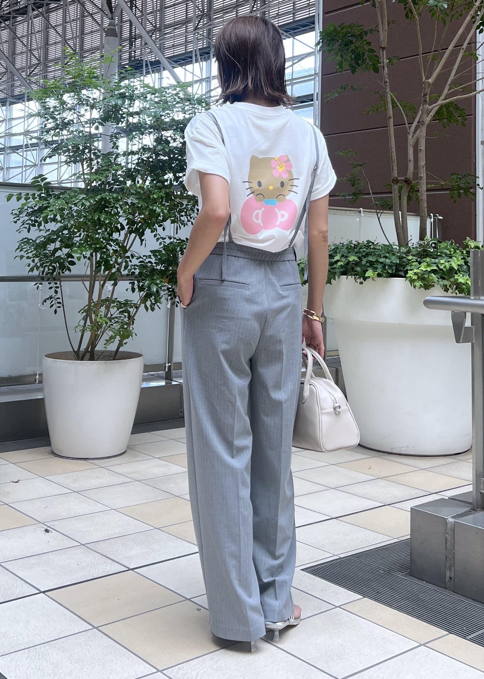 ROPE' PICNICの【3サイズ展開】サスペンダー付きワイドパンツを使ったコーディネートを紹介します。｜Rakuten Fashion(楽天ファッション／旧楽天ブランドアベニュー)5960850