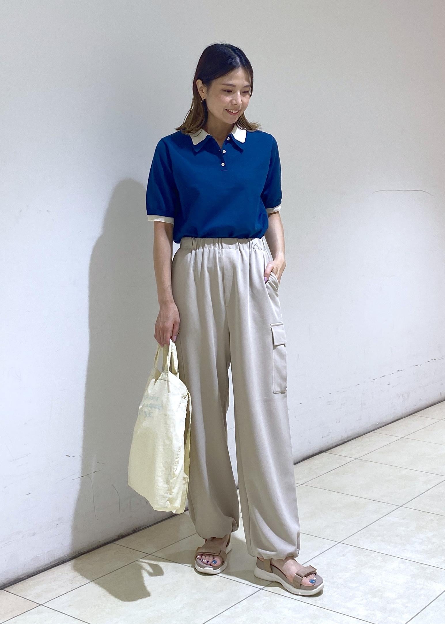 ROPE' PICNICの【新色追加】バイカラーレイヤード風ニットポロシャツを使ったコーディネートを紹介します。｜Rakuten Fashion(楽天ファッション／旧楽天ブランドアベニュー)5960851