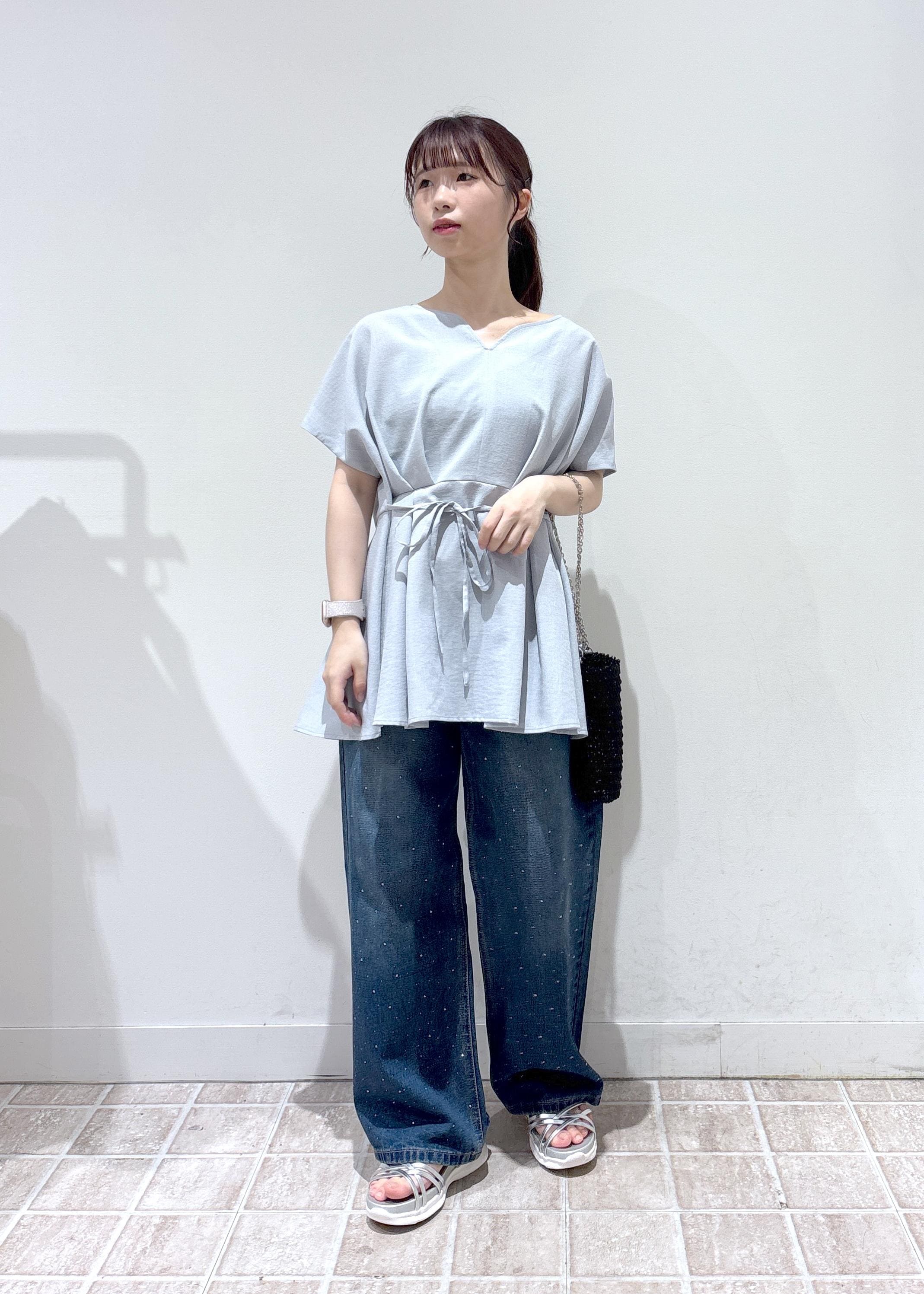 ROPE' PICNICの【接触冷感】ハートネックペプラムブラウスを使ったコーディネートを紹介します。｜Rakuten Fashion(楽天ファッション／旧楽天ブランドアベニュー)5960878