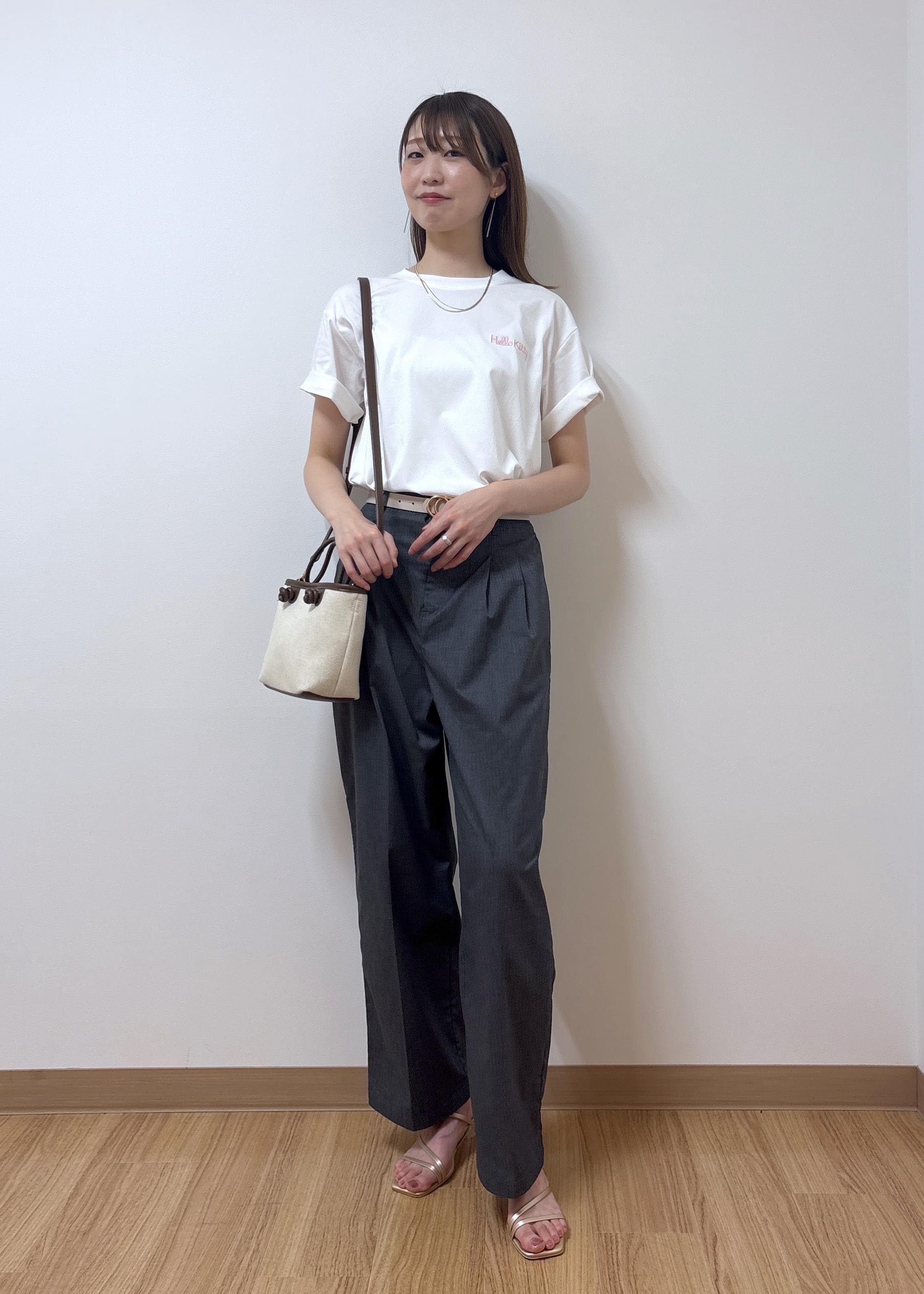 ROPE' PICNICの【UVカット・接触冷感】タックチノワイドパンツを使ったコーディネートを紹介します。｜Rakuten Fashion(楽天ファッション／旧楽天ブランドアベニュー)5960887