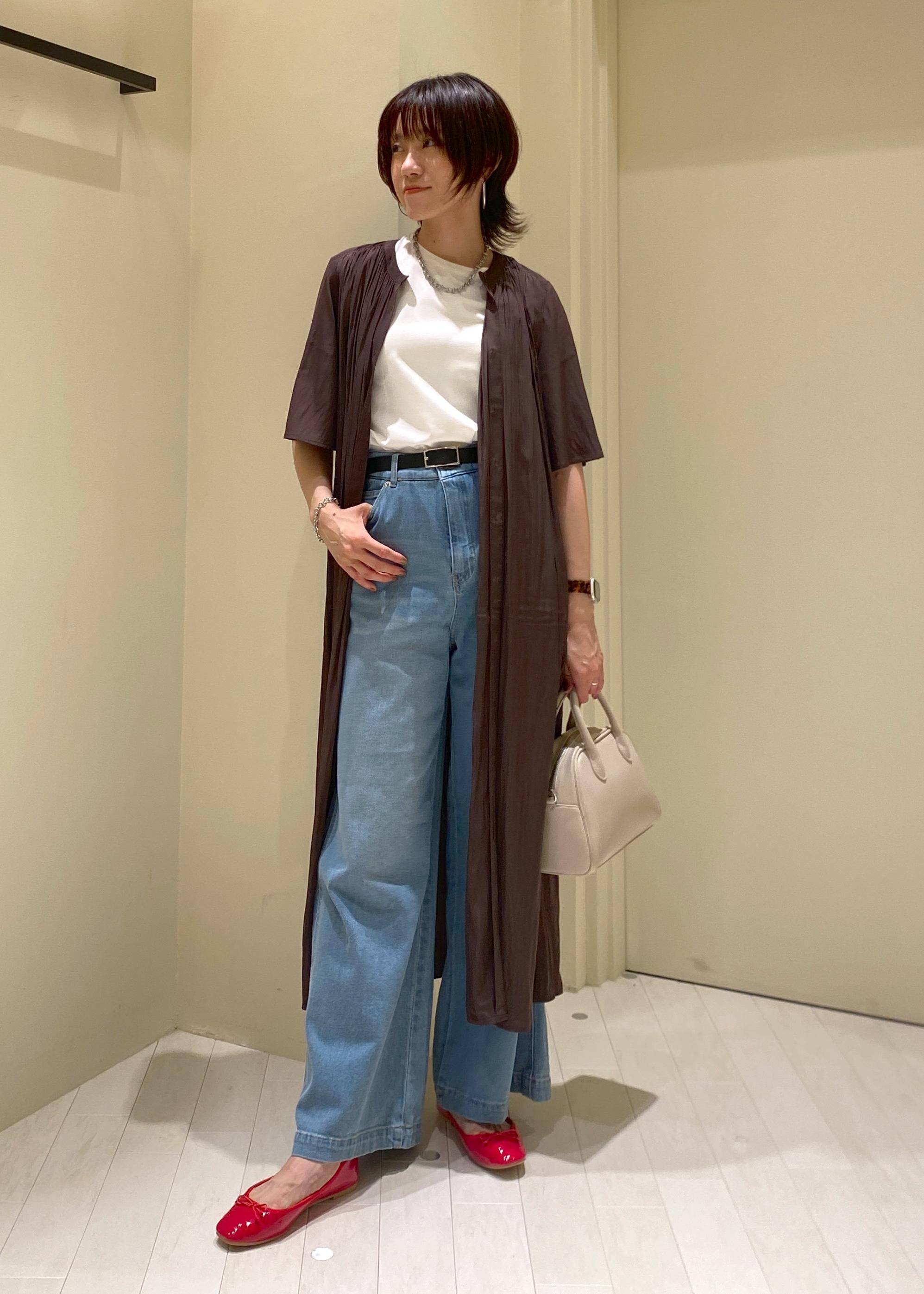 ROPE' PICNICの着丈選べる/接触冷感・UVカット/割繊ハーフスリーブワンピースを使ったコーディネートを紹介します。｜Rakuten Fashion(楽天ファッション／旧楽天ブランドアベニュー)5960888