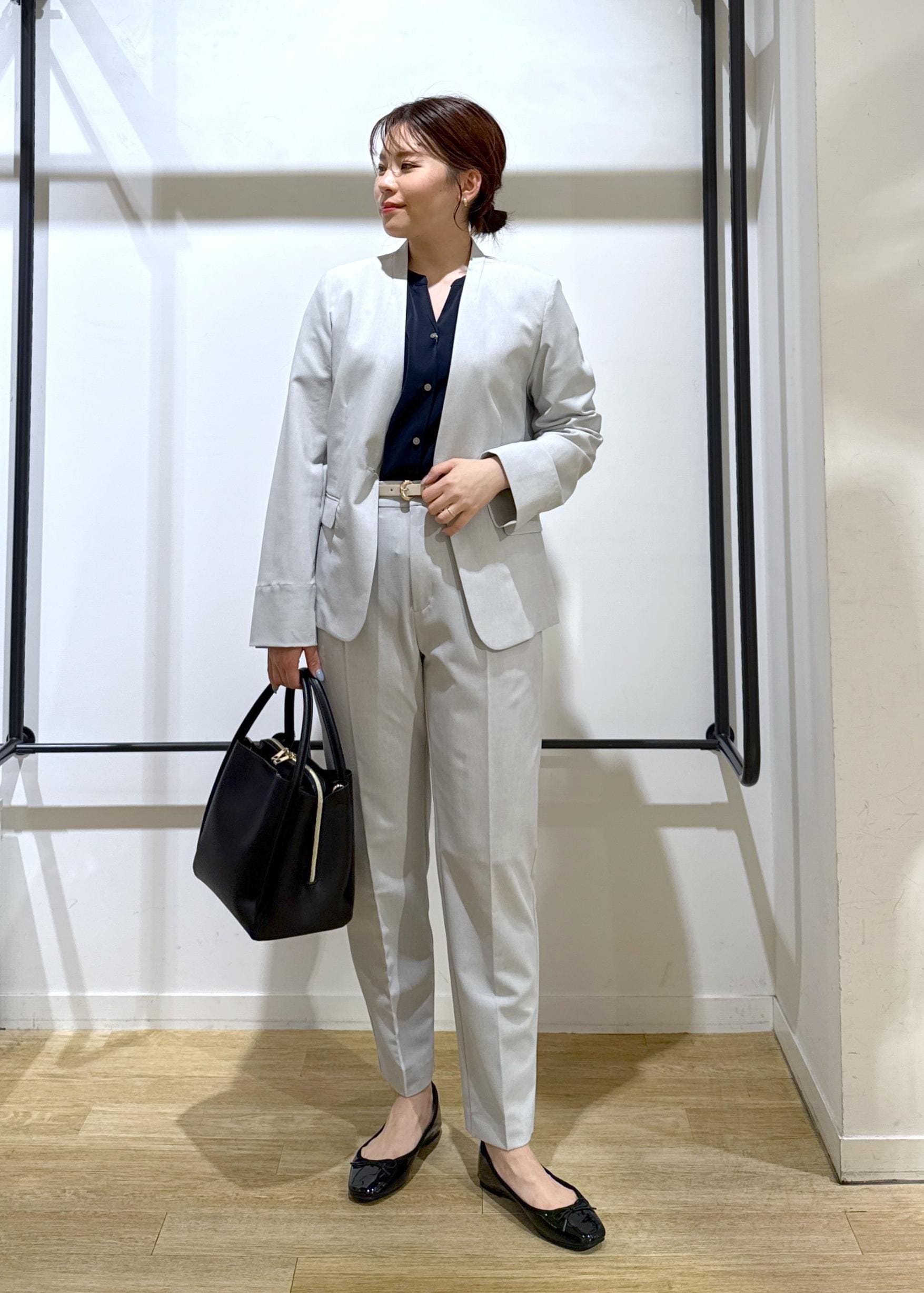 ROPE' PICNICの【UV対応】【リネンライク・シリーズ】ノーラペルジャケット/通勤・セットアップ対応を使ったコーディネートを紹介します。｜Rakuten Fashion(楽天ファッション／旧楽天ブランドアベニュー)5960893