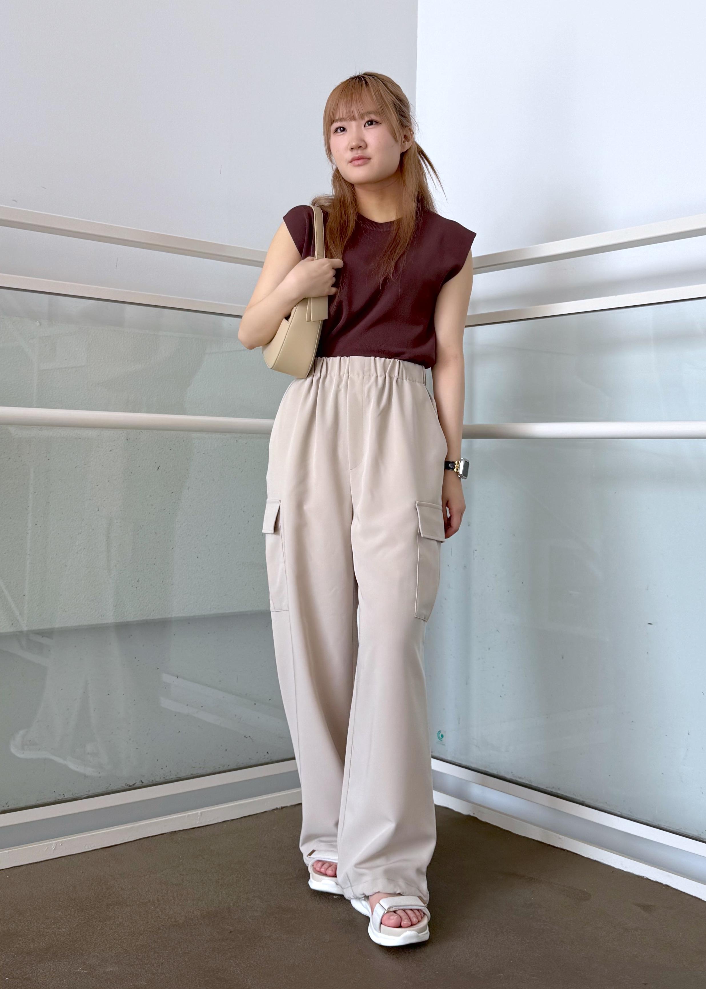 ROPE' PICNICの【UVカット・接触冷感・イージーケア】八方映えニット ゼロスリーブニットプルオーバーを使ったコーディネートを紹介します。｜Rakuten Fashion(楽天ファッション／旧楽天ブランドアベニュー)5960905