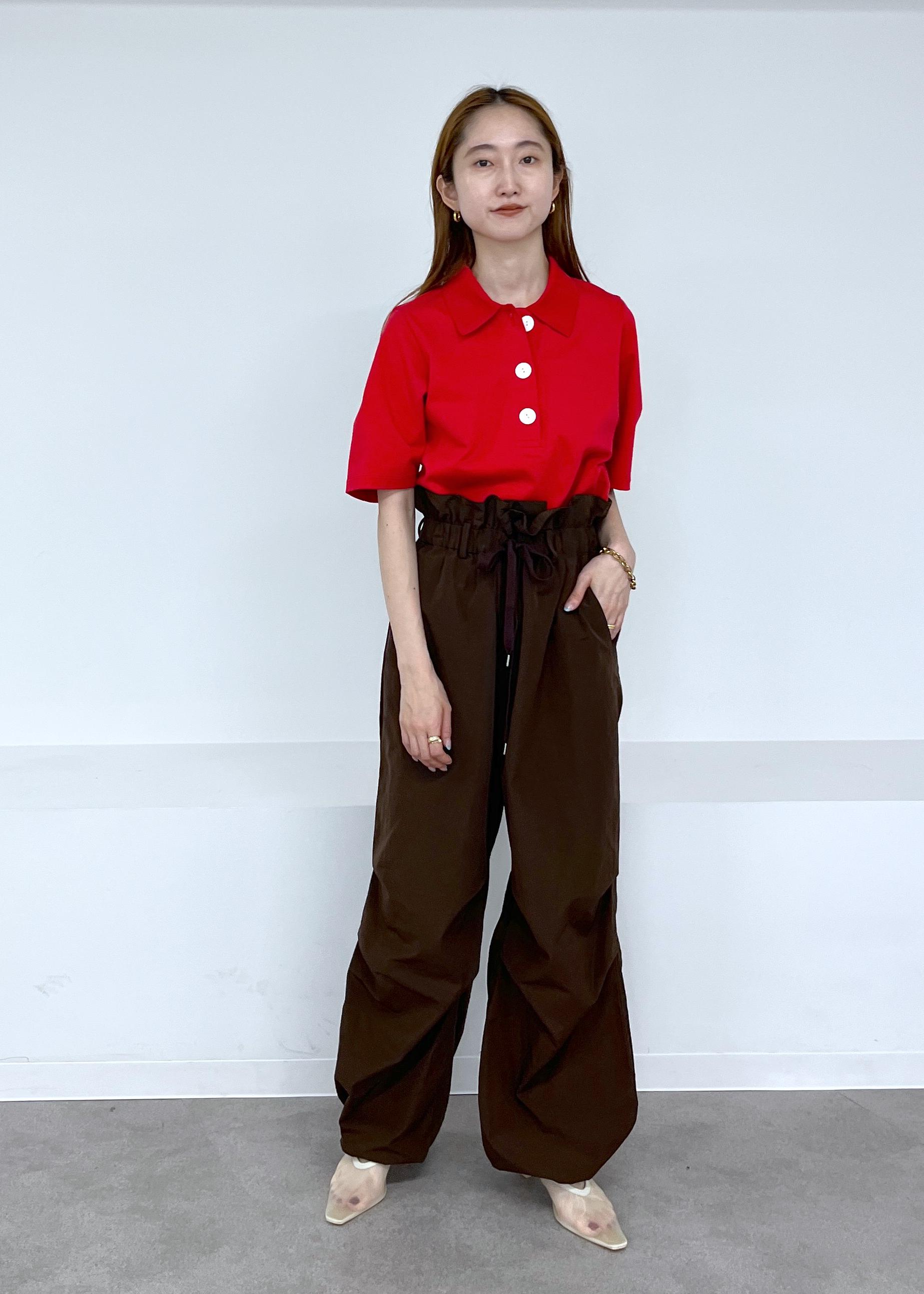 ADAM ET ROPE' | コクーンスリーブポロシャツ | Rakuten Fashion(楽天