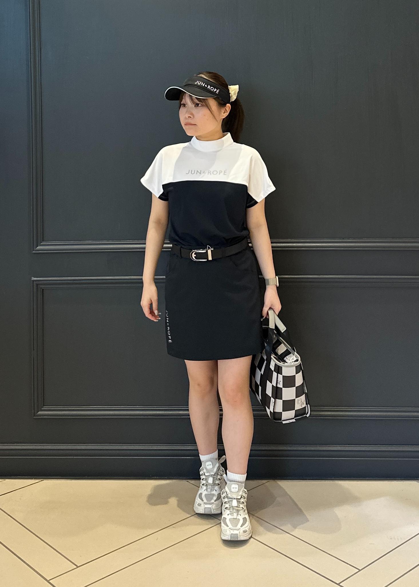 ラメ使い衿付き長袖リブニット ラメ使い衿付き長袖リブニット｜J'aDoRe JUN ONLINE OUTLET