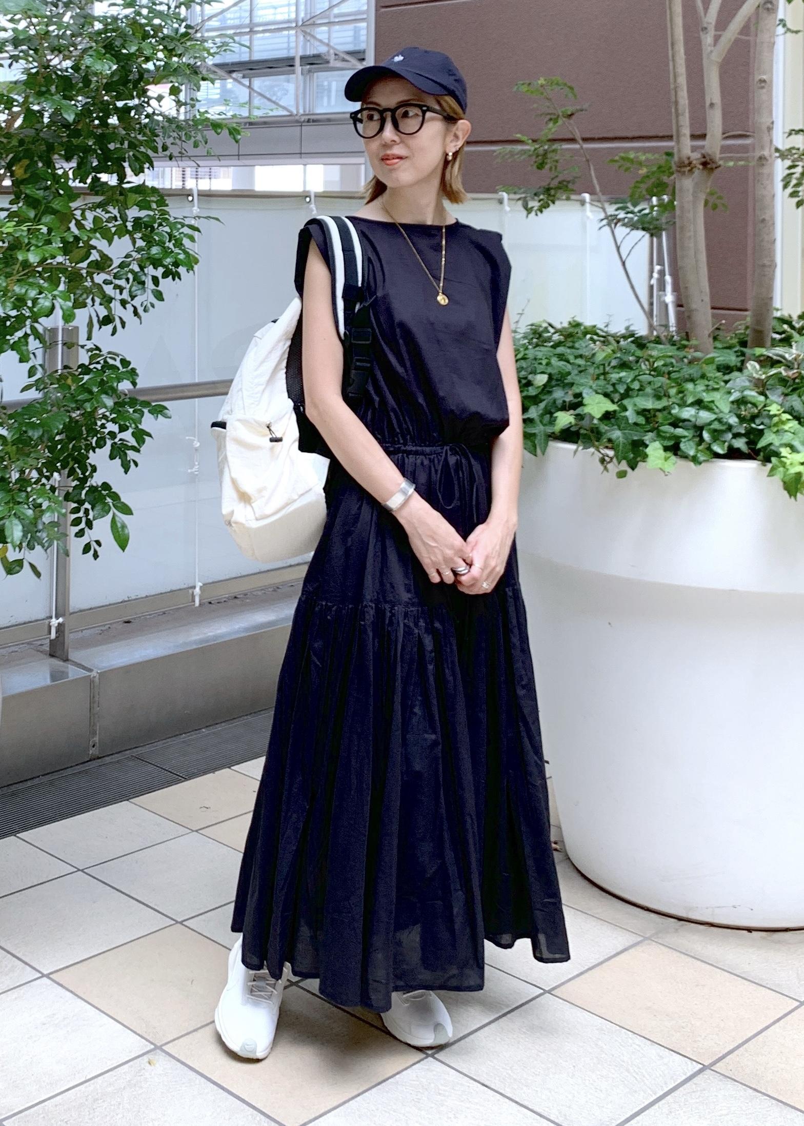 ROPE' PICNICのコットンボイルティアードワンピースを使ったコーディネートを紹介します。｜Rakuten Fashion(楽天ファッション／旧楽天ブランドアベニュー)5994010