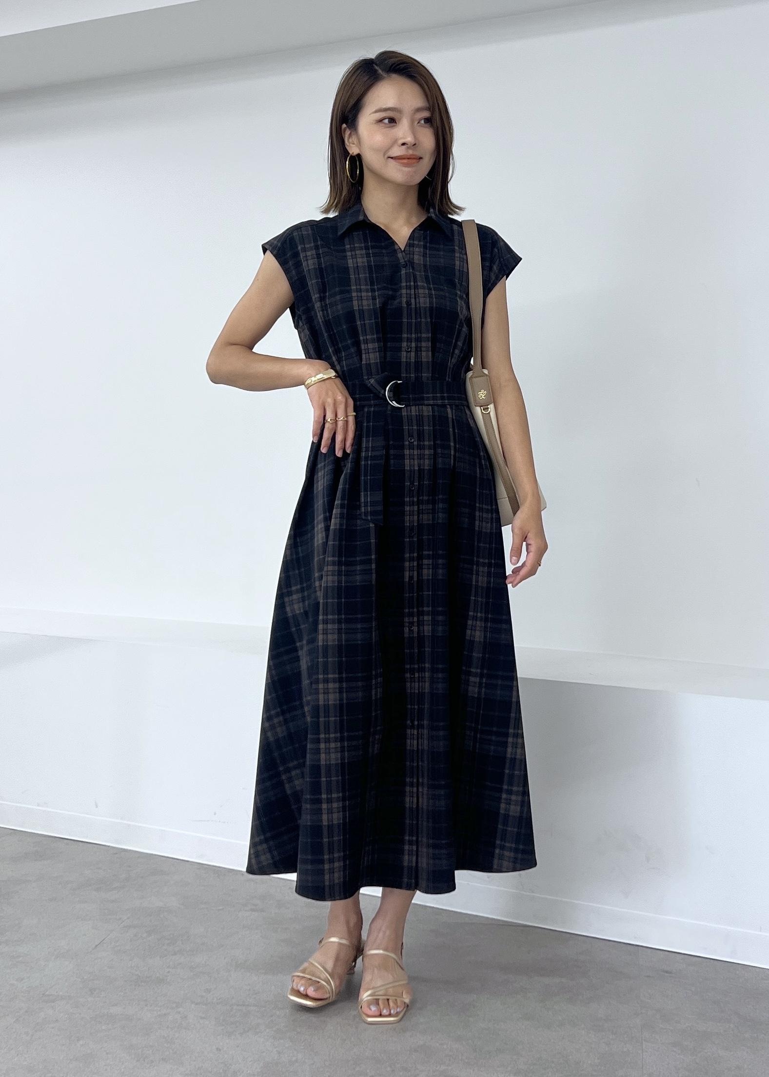 ROPE' PICNICのウエストタックチェックアソートワンピースを使ったコーディネートを紹介します。｜Rakuten Fashion(楽天ファッション／旧楽天ブランドアベニュー)5994016