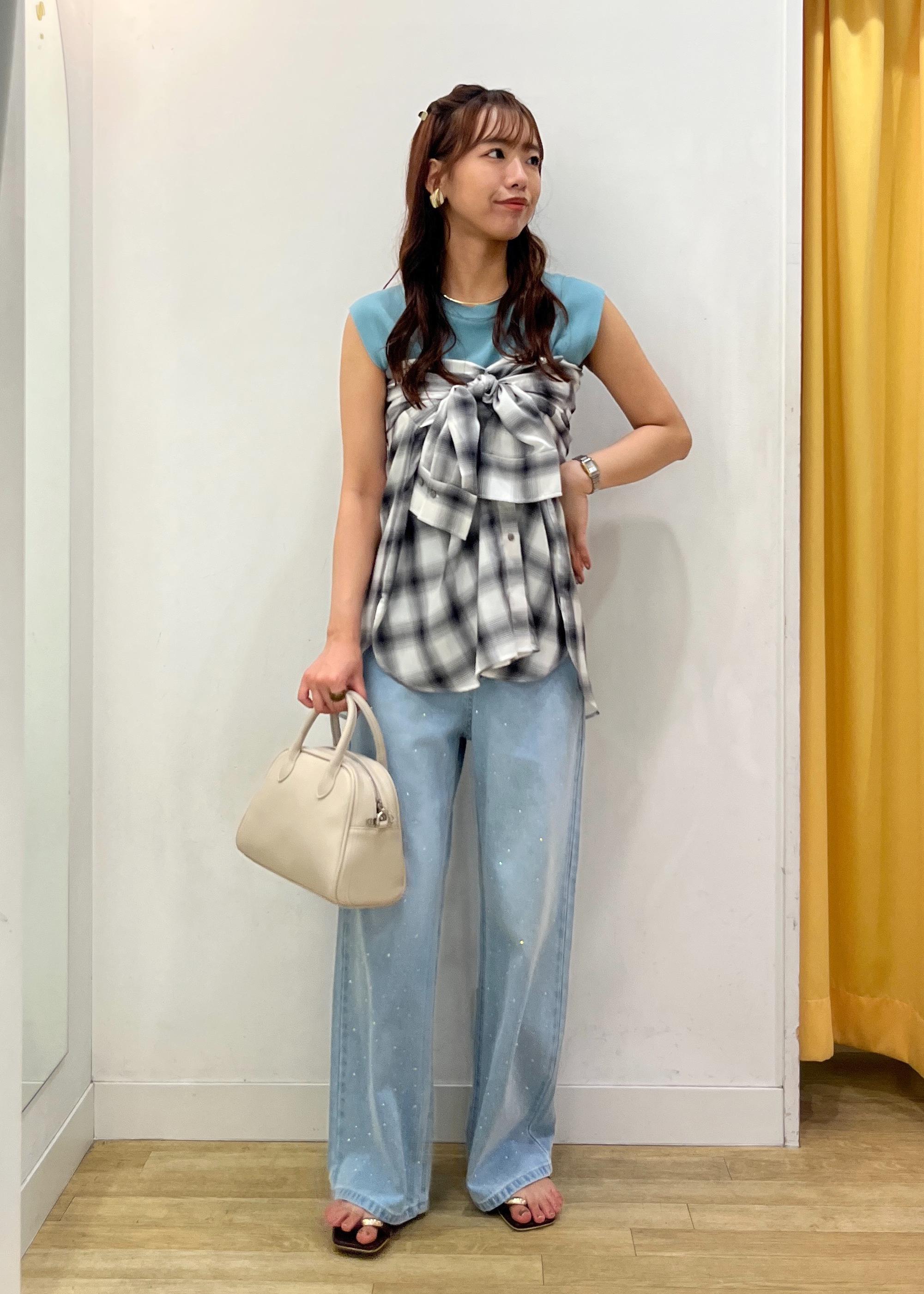 ROPE' PICNICの【UVカット・接触冷感・イージーケア】八方映えニット ゼロスリーブニットプルオーバーを使ったコーディネートを紹介します。｜Rakuten Fashion(楽天ファッション／旧楽天ブランドアベニュー)6028769