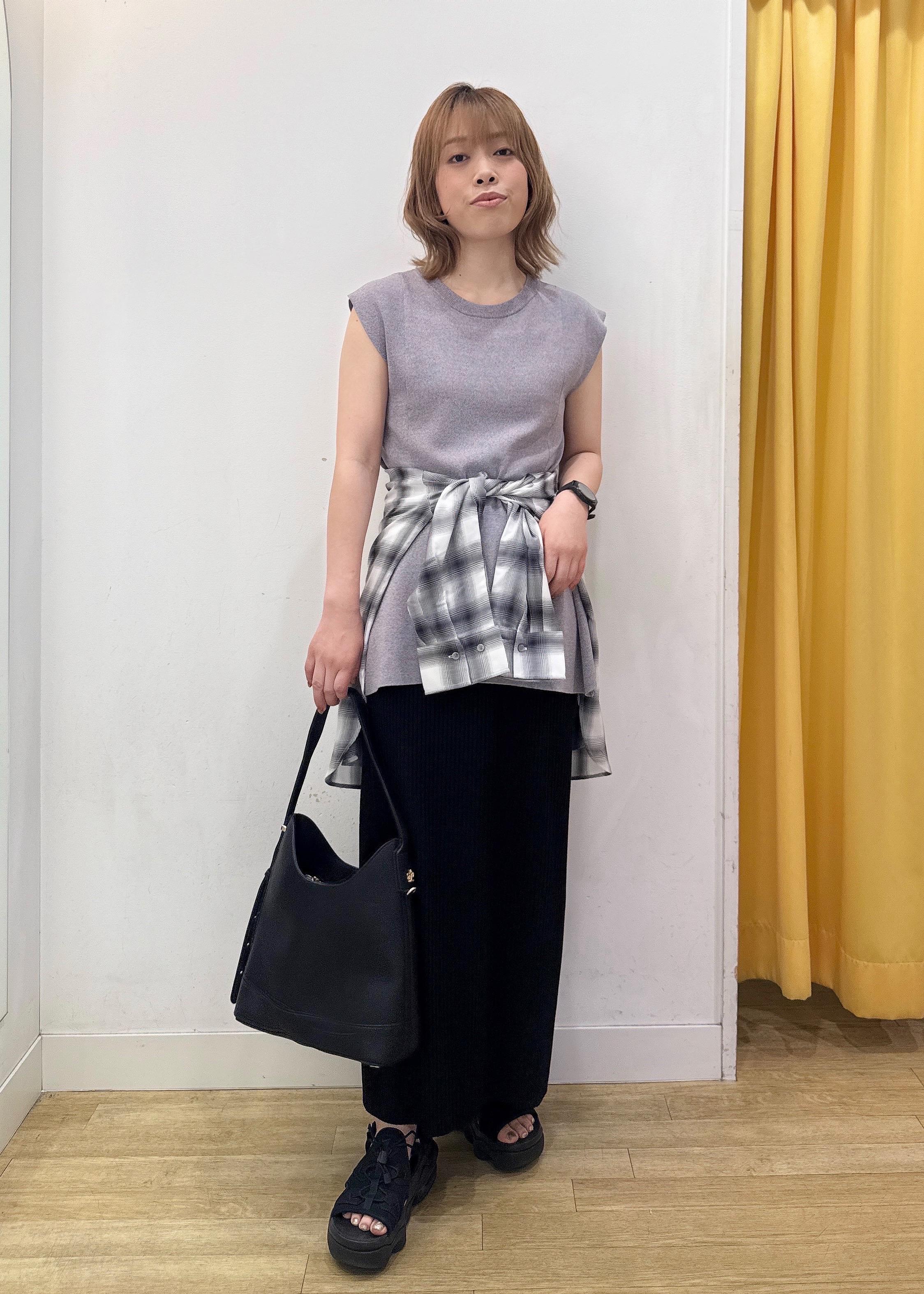 ROPE' PICNICのオンブレチェックシャツ/UVケアを使ったコーディネートを紹介します。｜Rakuten Fashion(楽天ファッション／旧楽天ブランドアベニュー)6028771