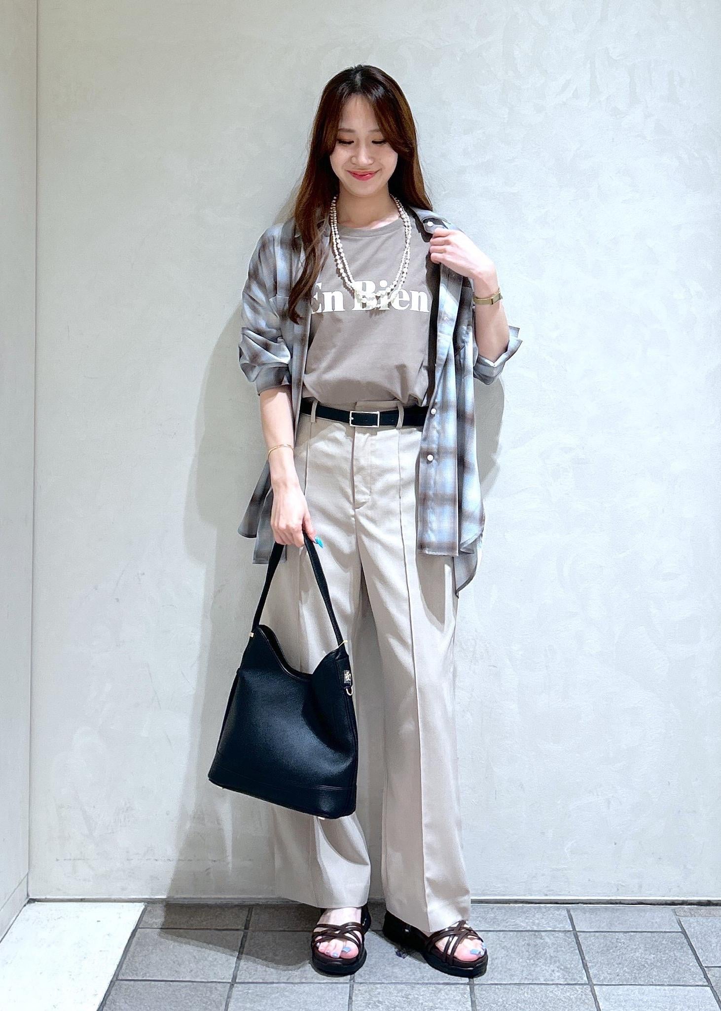 ROPE' PICNICの【UVカット・接触冷感・汗染み加工】フロッキーロゴTシャツを使ったコーディネートを紹介します。｜Rakuten Fashion(楽天ファッション／旧楽天ブランドアベニュー)6028776