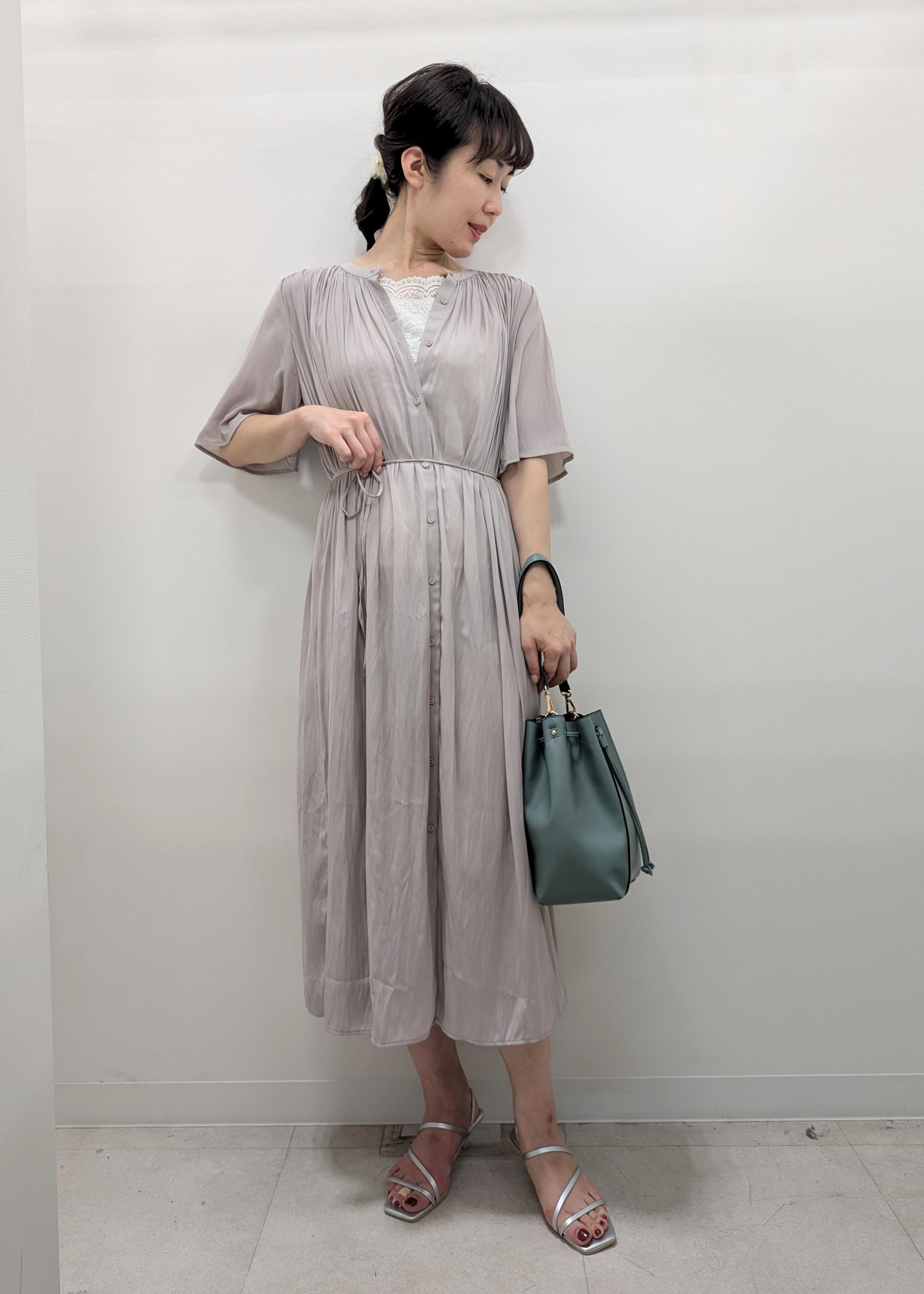 ROPE' PICNICの着丈選べる/接触冷感・UVカット/割繊ハーフスリーブワンピースを使ったコーディネートを紹介します。｜Rakuten Fashion(楽天ファッション／旧楽天ブランドアベニュー)6028833