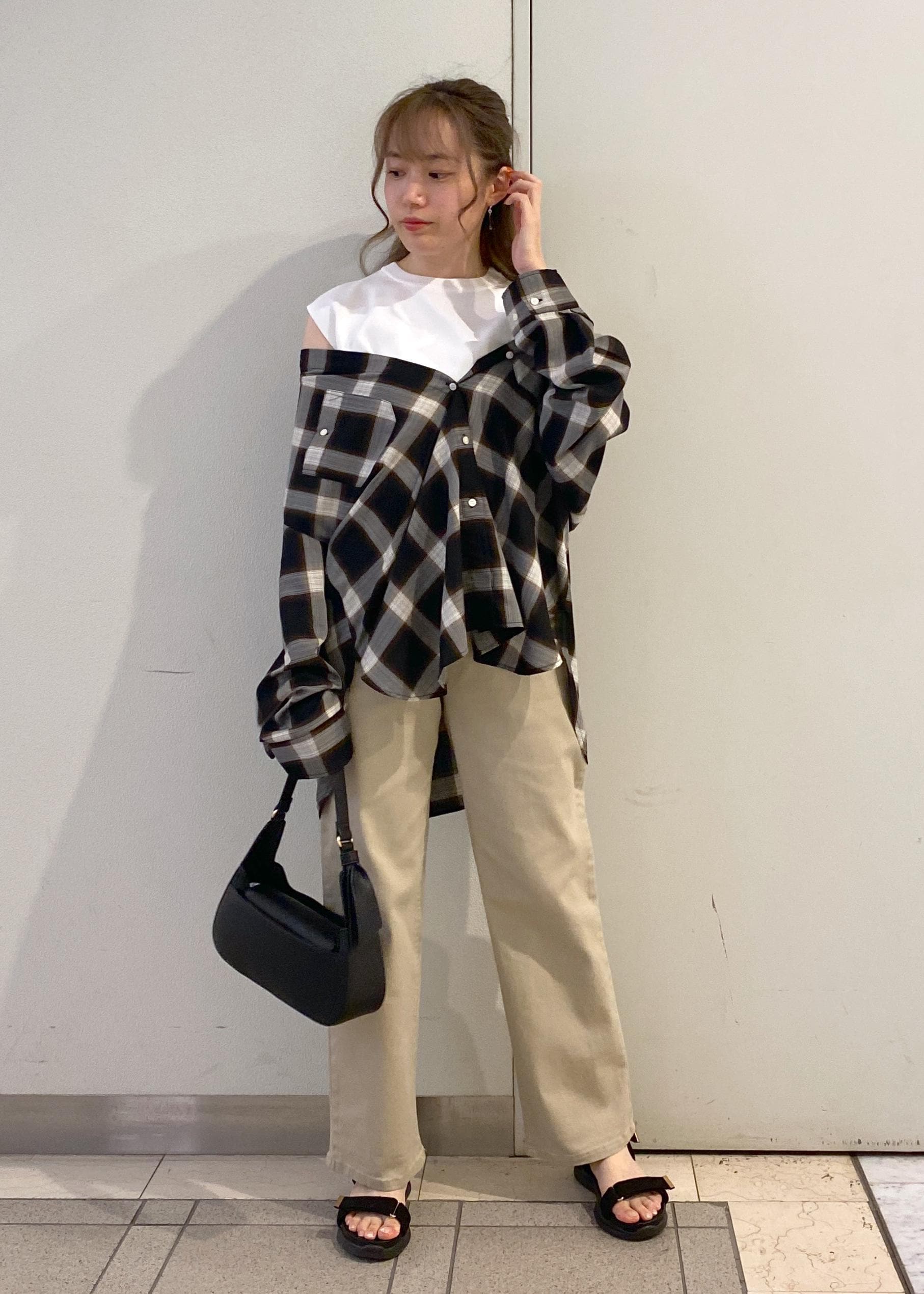 ROPE' PICNICの【UVカット・接触冷感・イージーケア】八方映えニット ゼロスリーブニットプルオーバーを使ったコーディネートを紹介します。｜Rakuten Fashion(楽天ファッション／旧楽天ブランドアベニュー)6028788