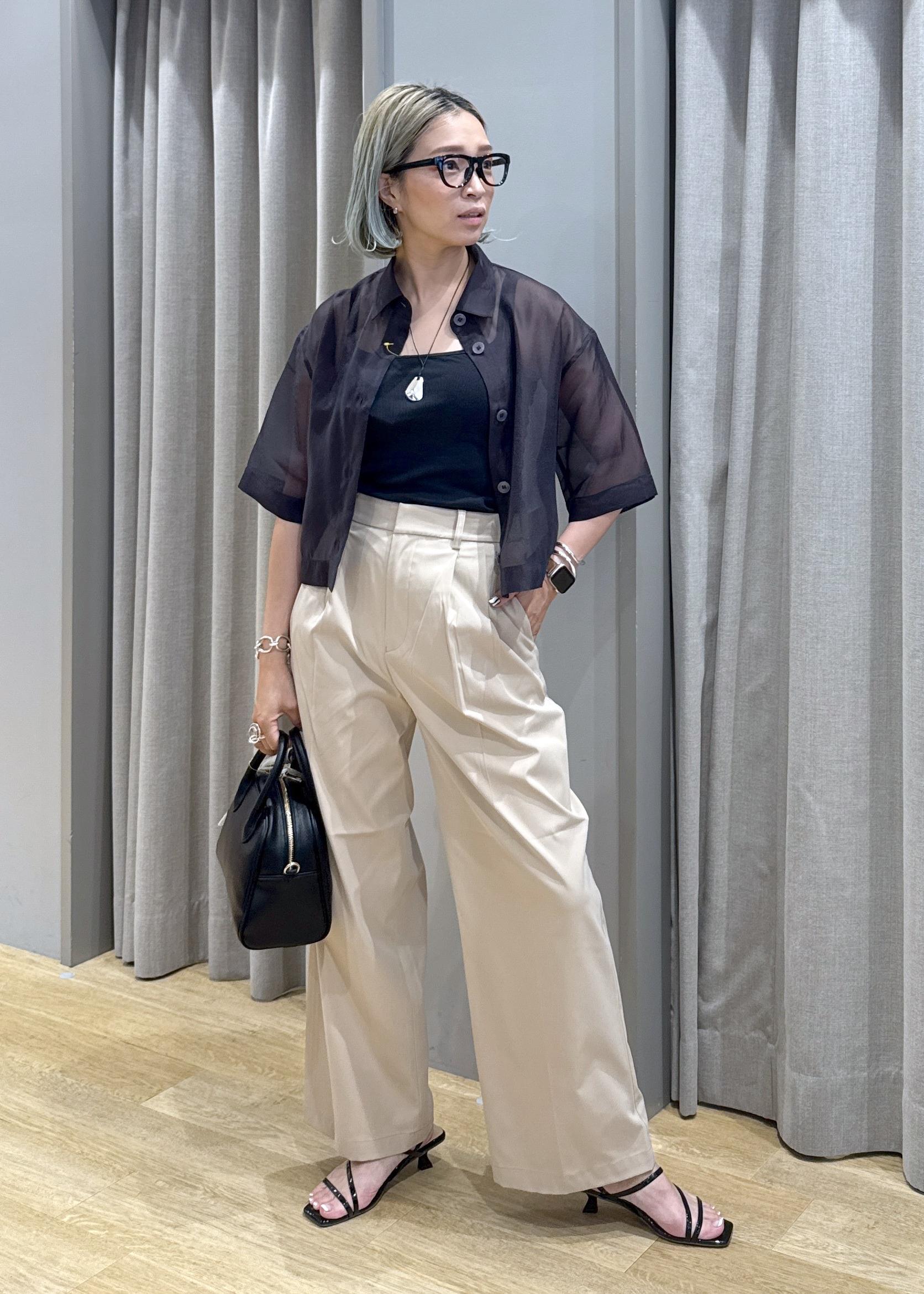 ROPE' PICNICの【接触冷感】ハーフスリーブシアーシャツを使ったコーディネートを紹介します。｜Rakuten Fashion(楽天ファッション／旧楽天ブランドアベニュー)6028791