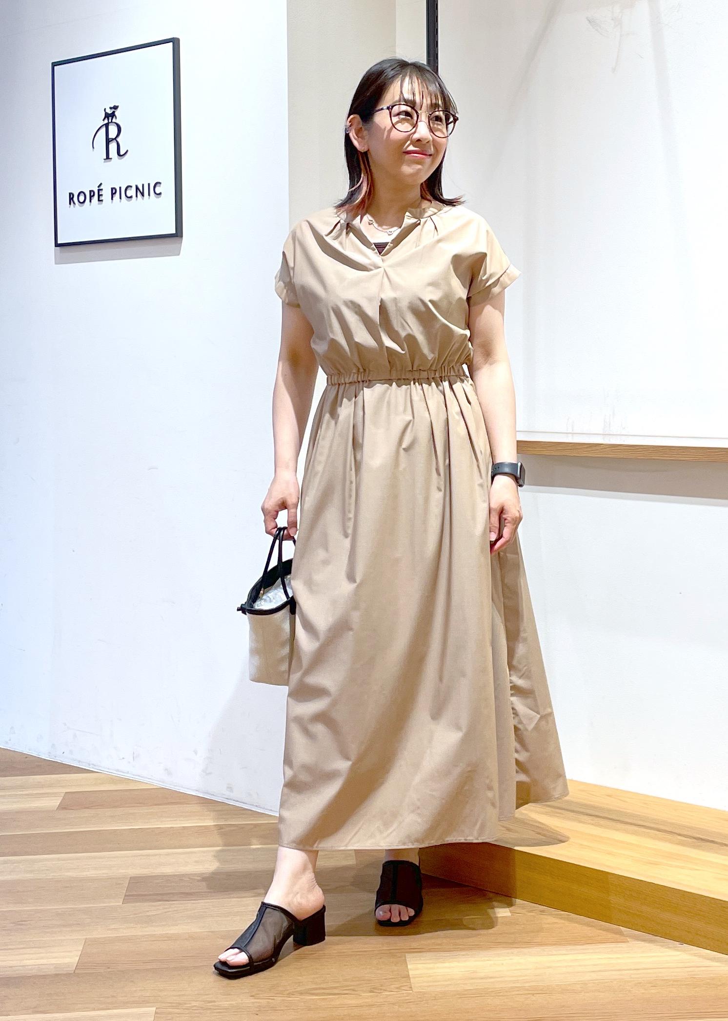 ROPE' PICNICの【UVカット・接触冷感・イージーケア】スキッパーシャツワンピースを使ったコーディネートを紹介します。｜Rakuten Fashion(楽天ファッション／旧楽天ブランドアベニュー)6028837