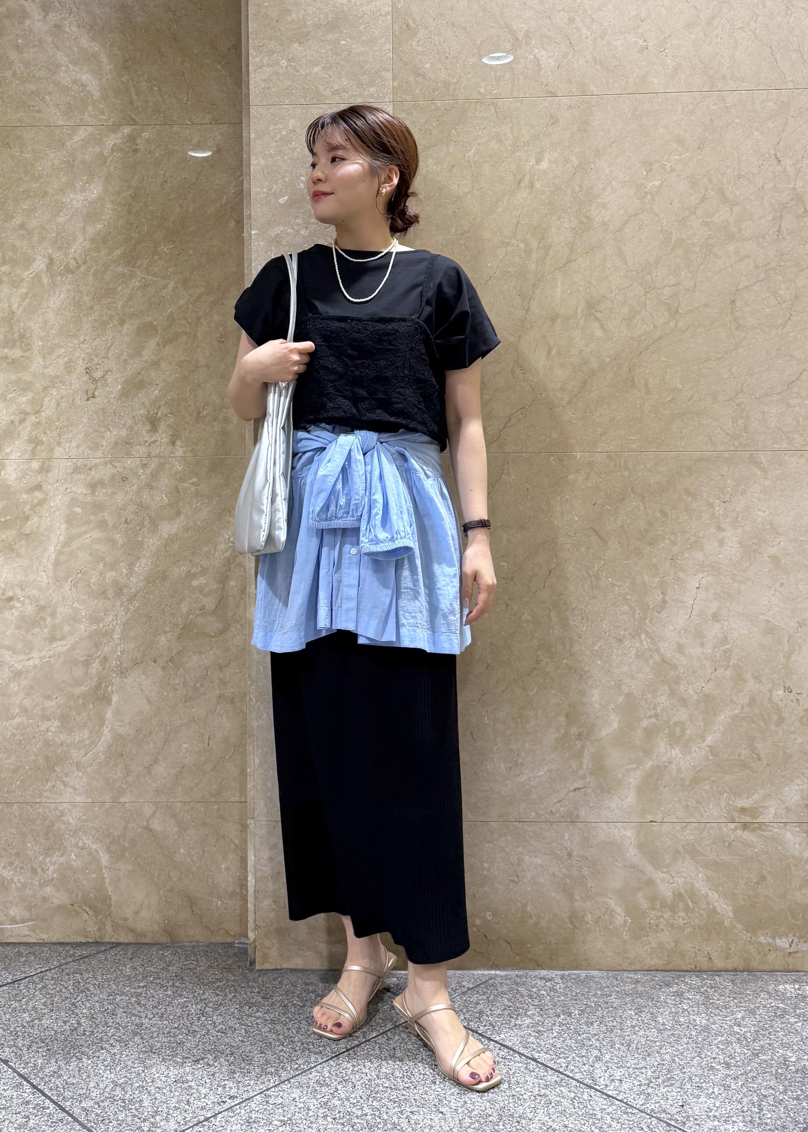 ROPE' PICNICの【新色追加】小柄さん向けサイズあり/トタンテレコアイラインスカートを使ったコーディネートを紹介します。｜Rakuten Fashion(楽天ファッション／旧楽天ブランドアベニュー)6028797