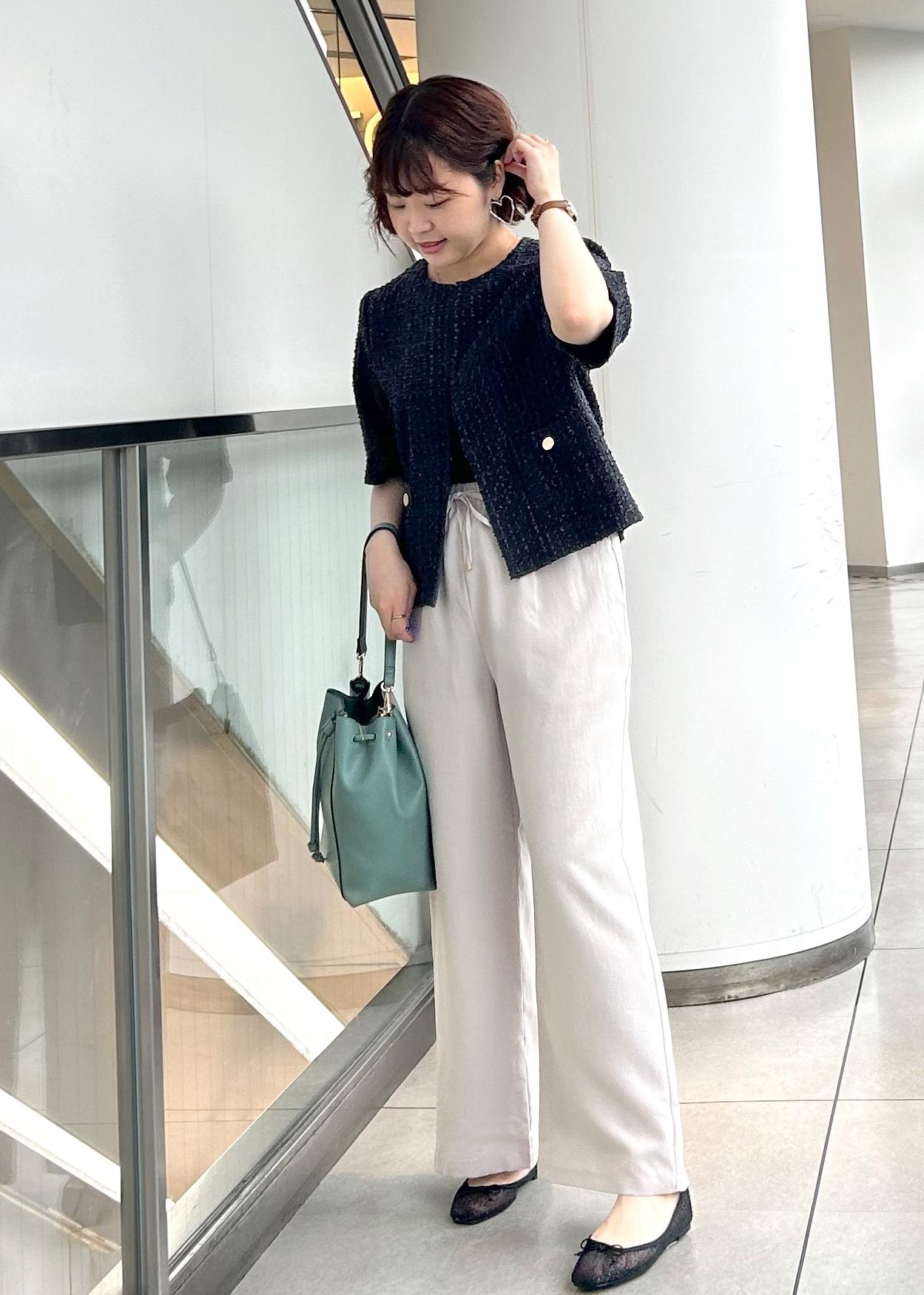 ROPE' PICNICの【吸水速乾・防シワ】エフォートレスリラックスイージーワイドパンツを使ったコーディネートを紹介します。｜Rakuten Fashion(楽天ファッション／旧楽天ブランドアベニュー)6028854