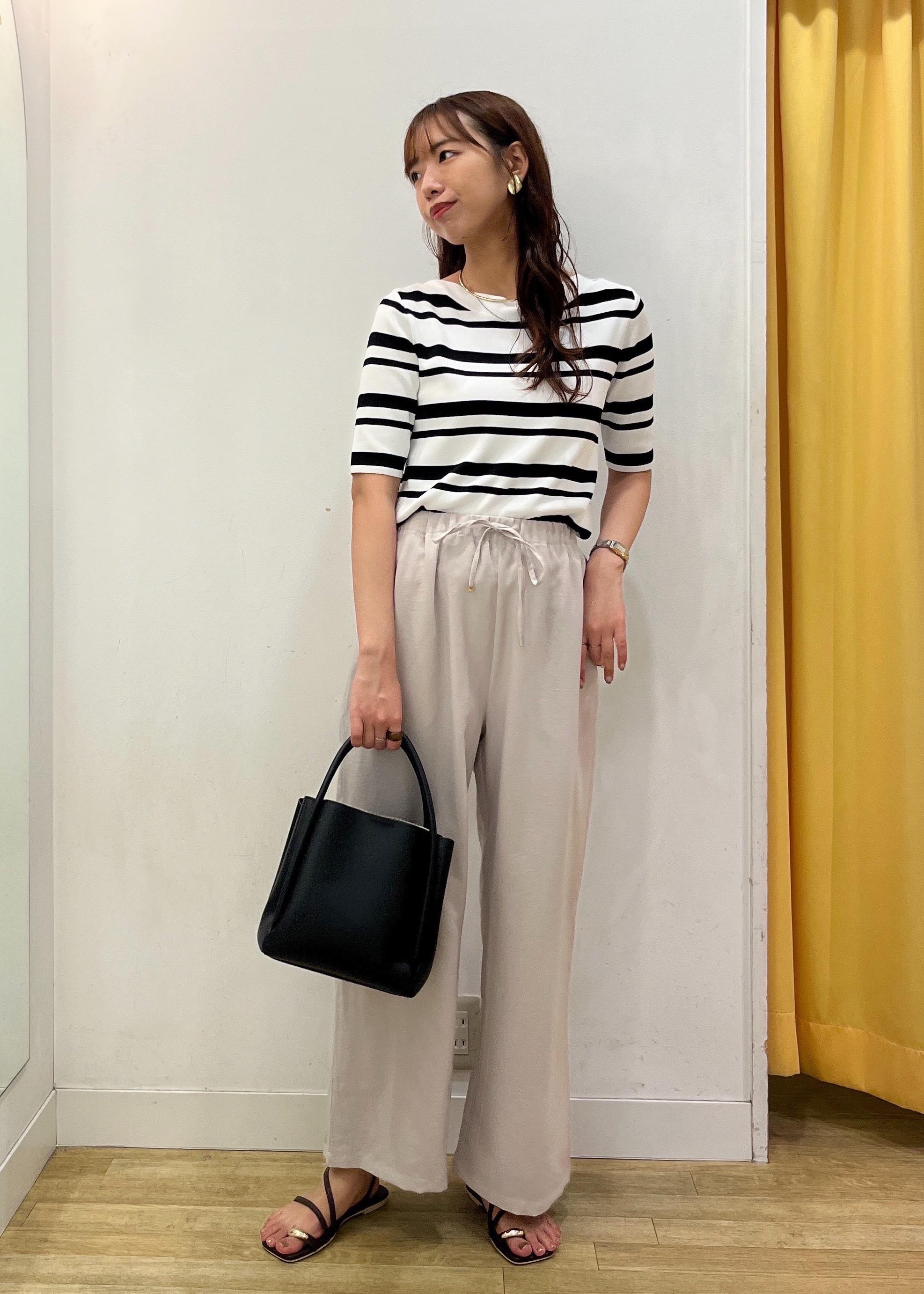 ROPE' PICNICの【UVカット・接触冷感・イージーケア】八方映えニット ボートネックニットプルオーバーを使ったコーディネートを紹介します。｜Rakuten Fashion(楽天ファッション／旧楽天ブランドアベニュー)6028857