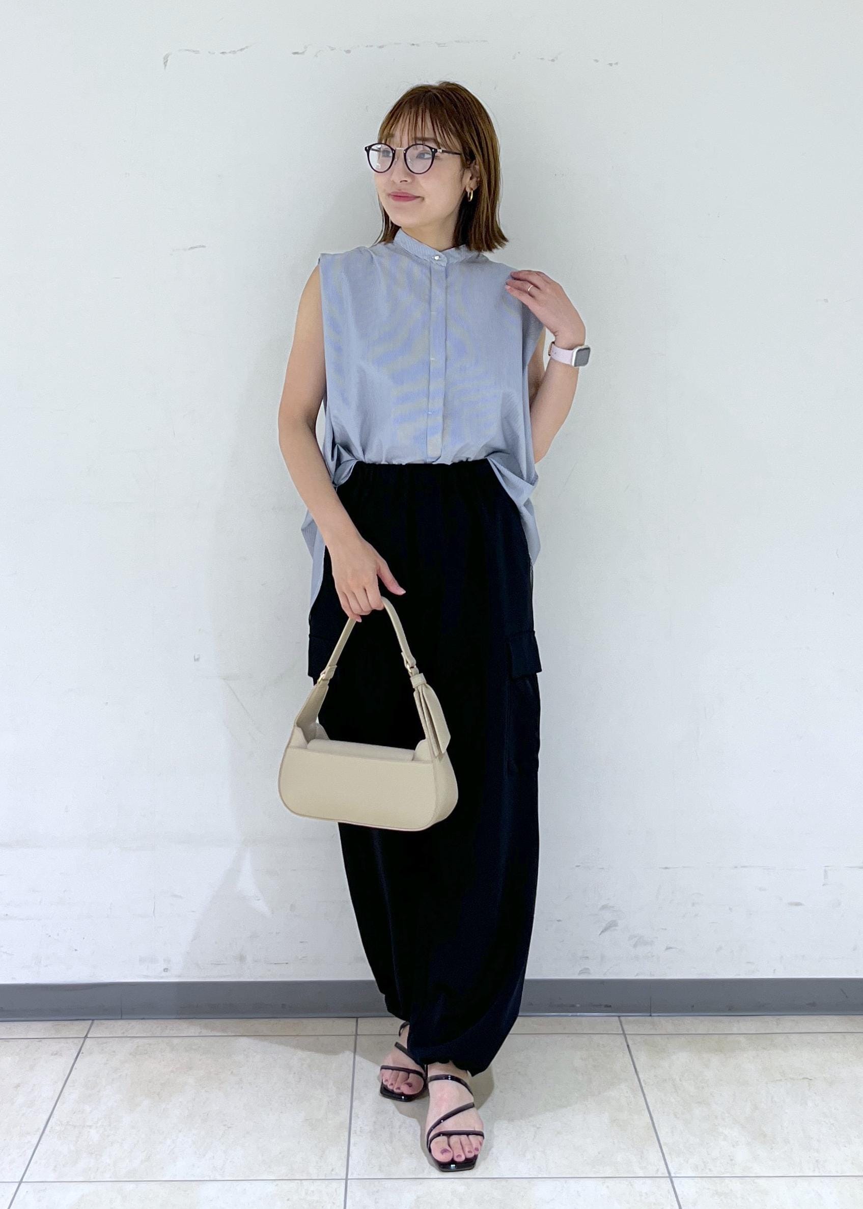 ROPE' PICNICの【UVカット・接触冷感・イージーケア】バンドカラーノースリーブシャツ/通勤対応を使ったコーディネートを紹介します。｜Rakuten Fashion(楽天ファッション／旧楽天ブランドアベニュー)6028847