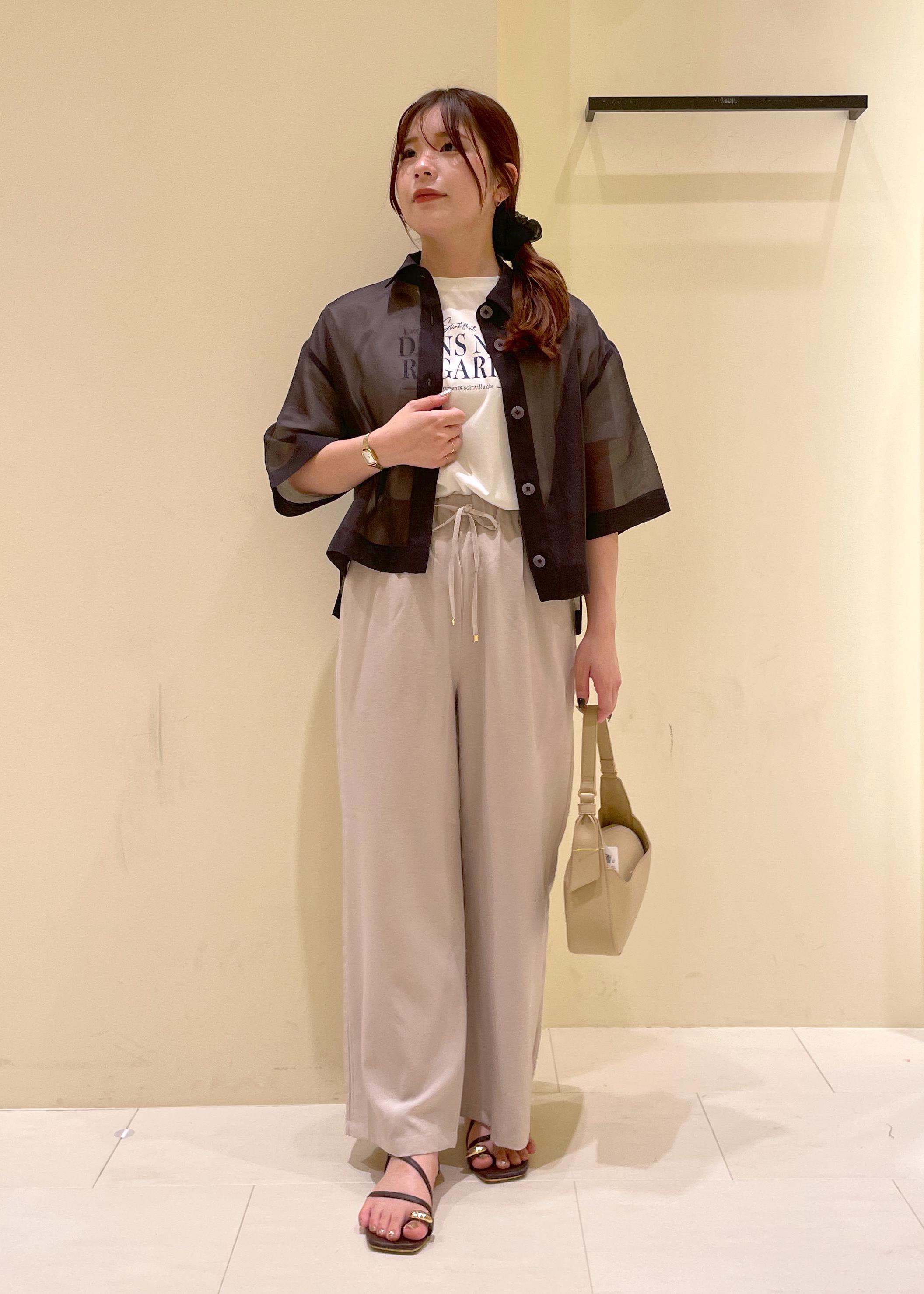 ROPE' PICNICの【接触冷感】ハーフスリーブシアーシャツを使ったコーディネートを紹介します。｜Rakuten Fashion(楽天ファッション／旧楽天ブランドアベニュー)6028885