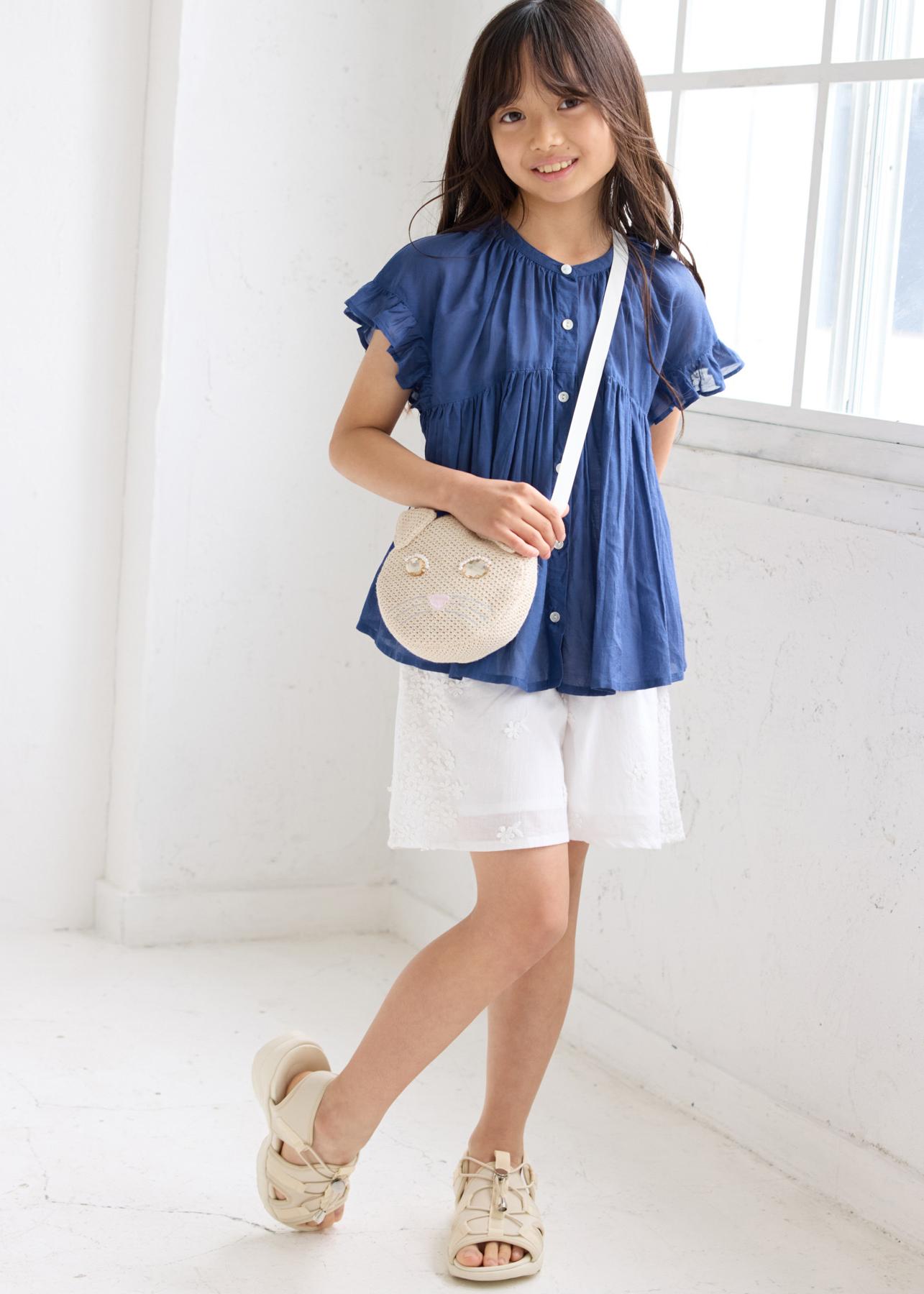 ROPE' PICNICの【KIDS/キッズ】コットンボイルギャザーブラウス/リンクコーデを使ったコーディネートを紹介します。｜Rakuten Fashion(楽天ファッション／旧楽天ブランドアベニュー)6028886