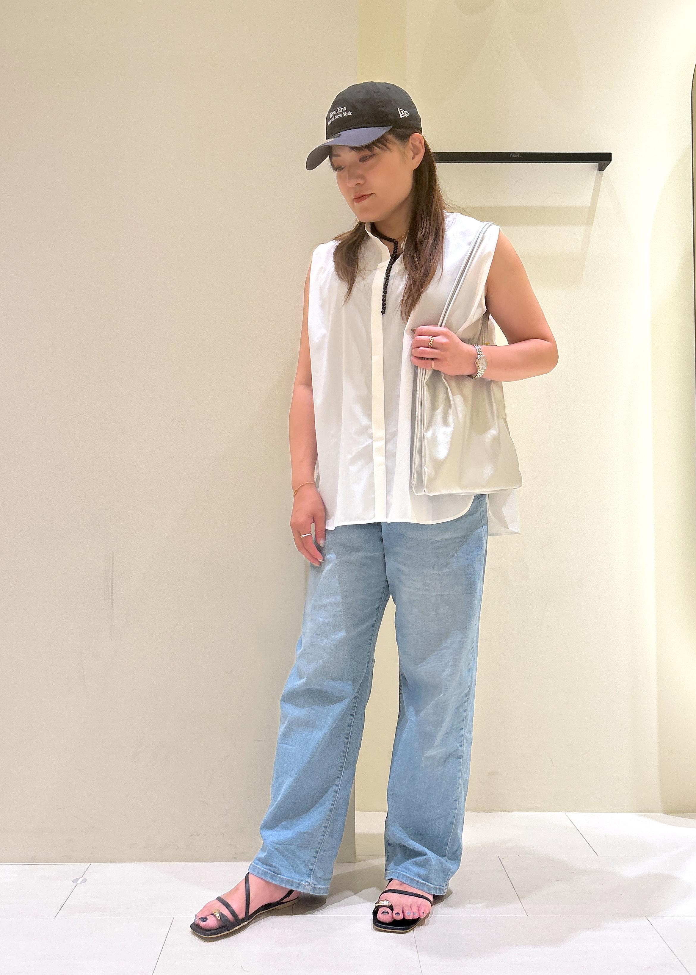 ROPE' PICNICの【UVカット・接触冷感・イージーケア】バンドカラーノースリーブシャツ/通勤対応を使ったコーディネートを紹介します。｜Rakuten Fashion(楽天ファッション／旧楽天ブランドアベニュー)6028907