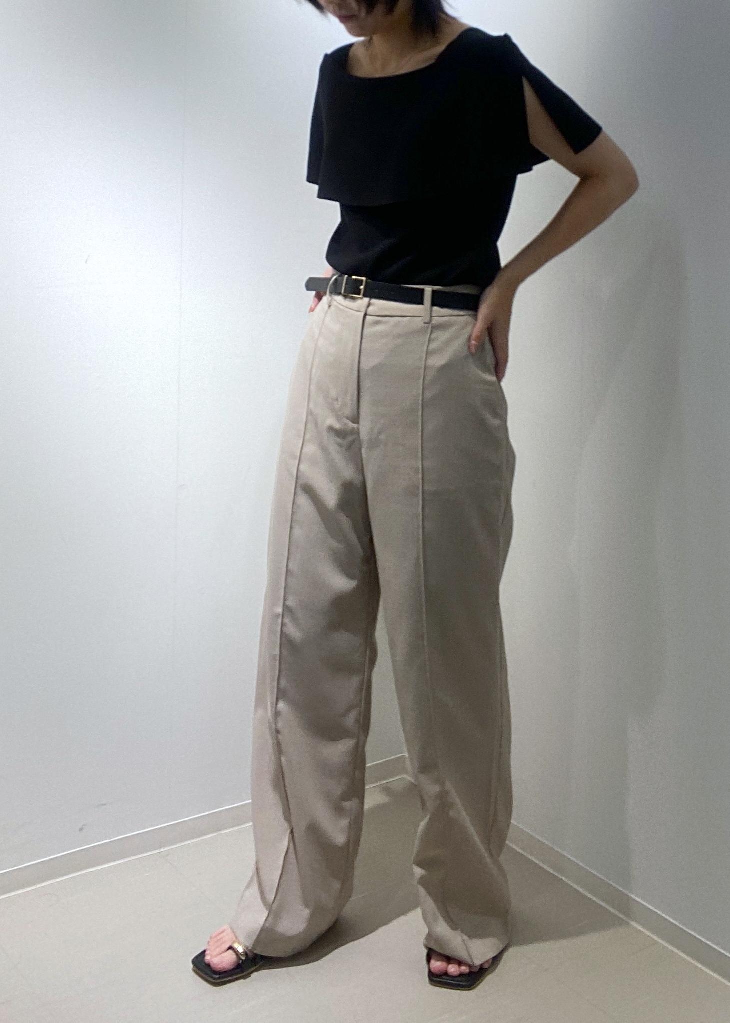 ROPE' PICNICの【UVカット・速乾】【リネンライク・シリーズ】ピンタックワイドスラックスパンツ/セットアップ対応を使ったコーディネートを紹介します。｜Rakuten Fashion(楽天ファッション／旧楽天ブランドアベニュー)6028941