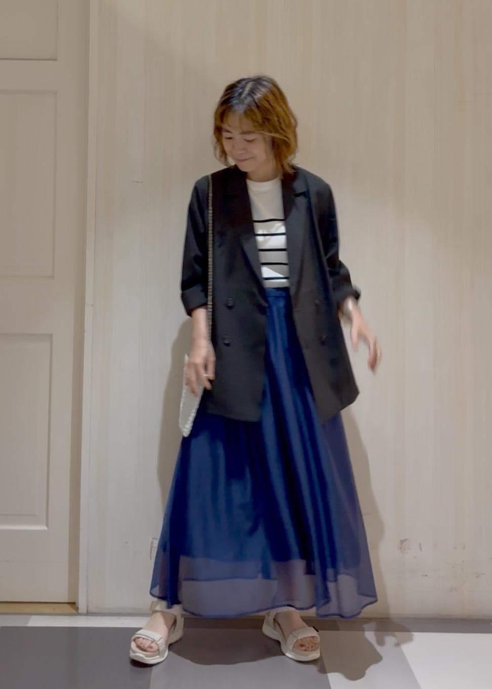 ROPE' PICNICの【UVカット・接触冷感・イージーケア】八方映えニット ゼロスリーブニットプルオーバーを使ったコーディネートを紹介します。｜Rakuten Fashion(楽天ファッション／旧楽天ブランドアベニュー)6028947