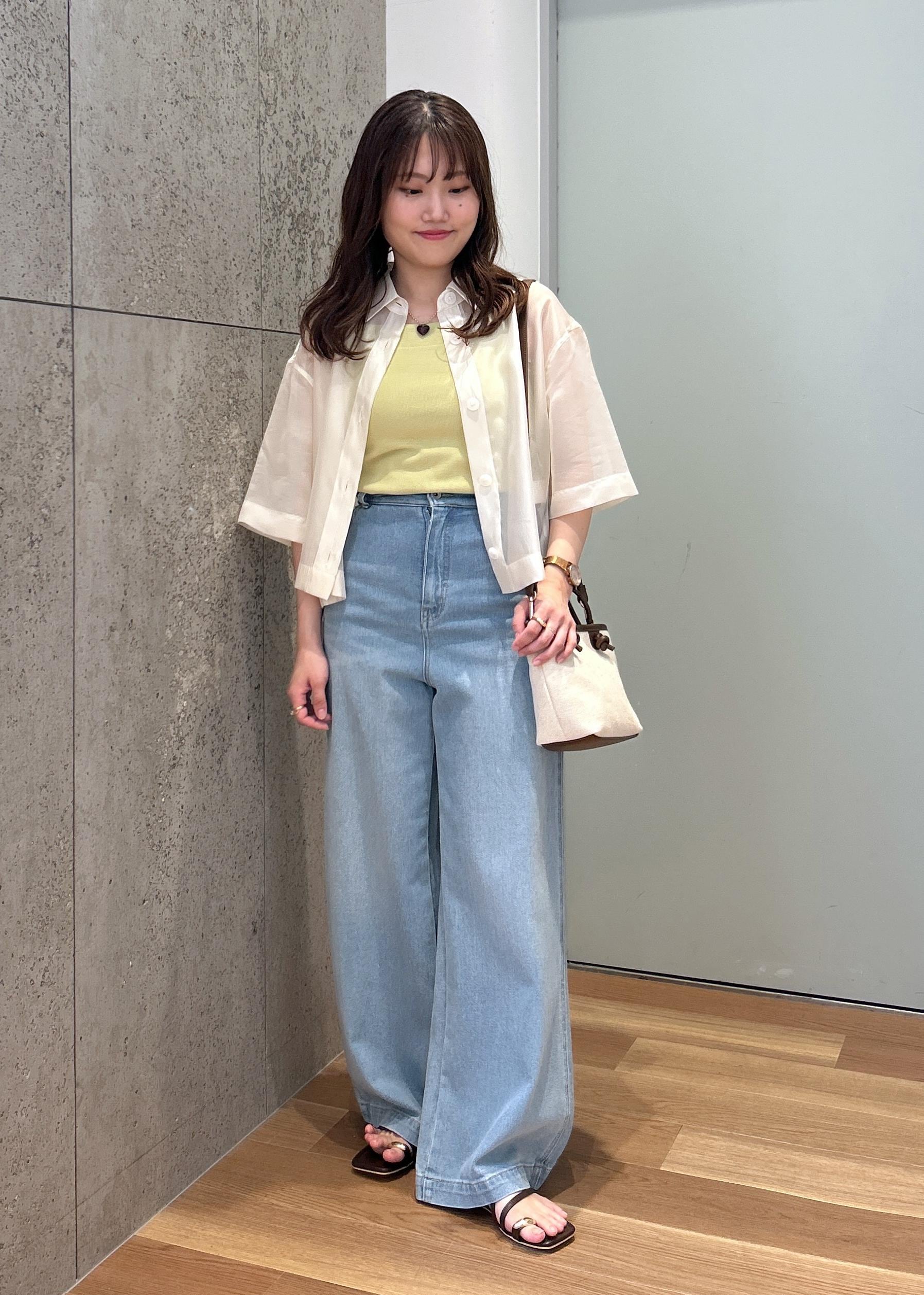 ROPE' PICNICの【接触冷感】ハーフスリーブシアーシャツを使ったコーディネートを紹介します。｜Rakuten Fashion(楽天ファッション／旧楽天ブランドアベニュー)6028959