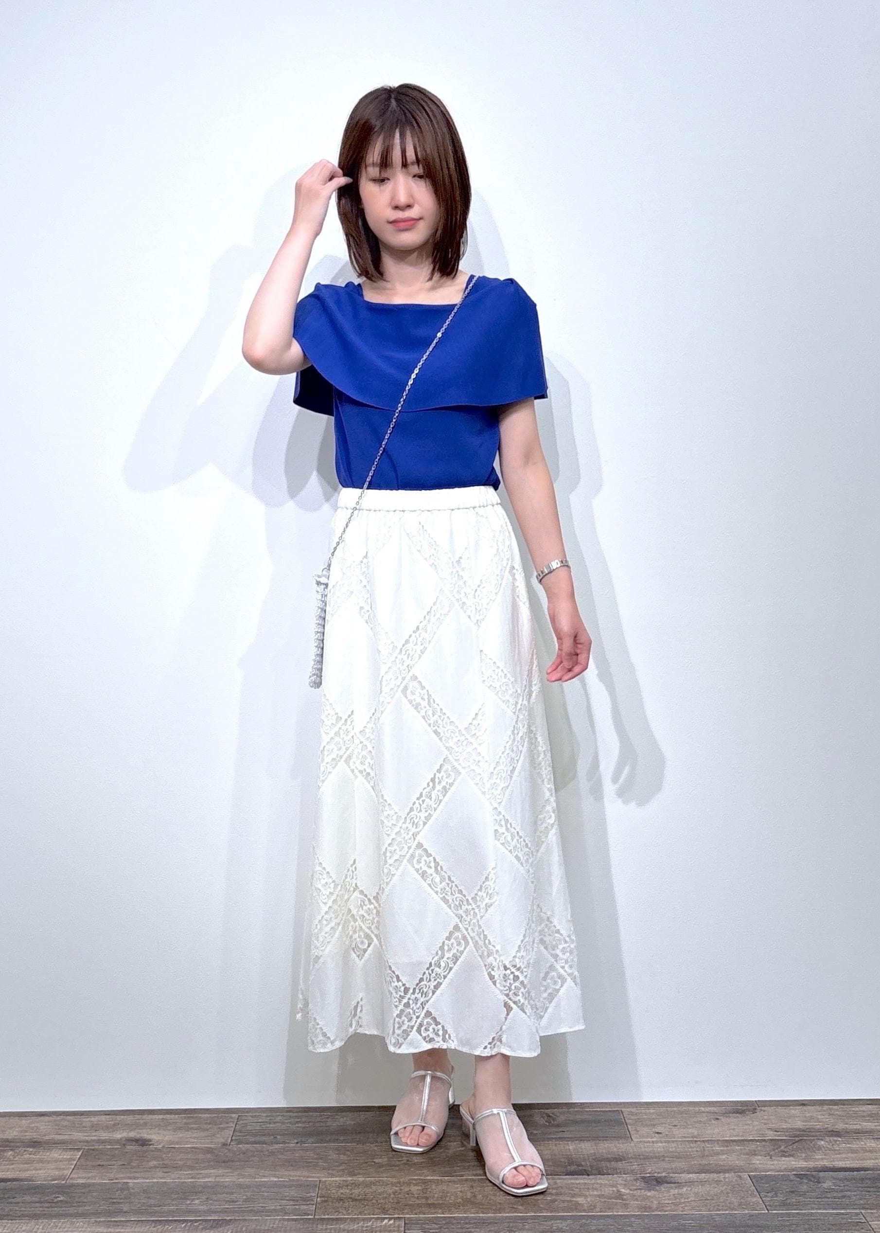 ROPE' PICNICの【UVカット・接触冷感・イージーケア】八方映えニット ケープニットプルオーバーを使ったコーディネートを紹介します。｜Rakuten Fashion(楽天ファッション／旧楽天ブランドアベニュー)6028960