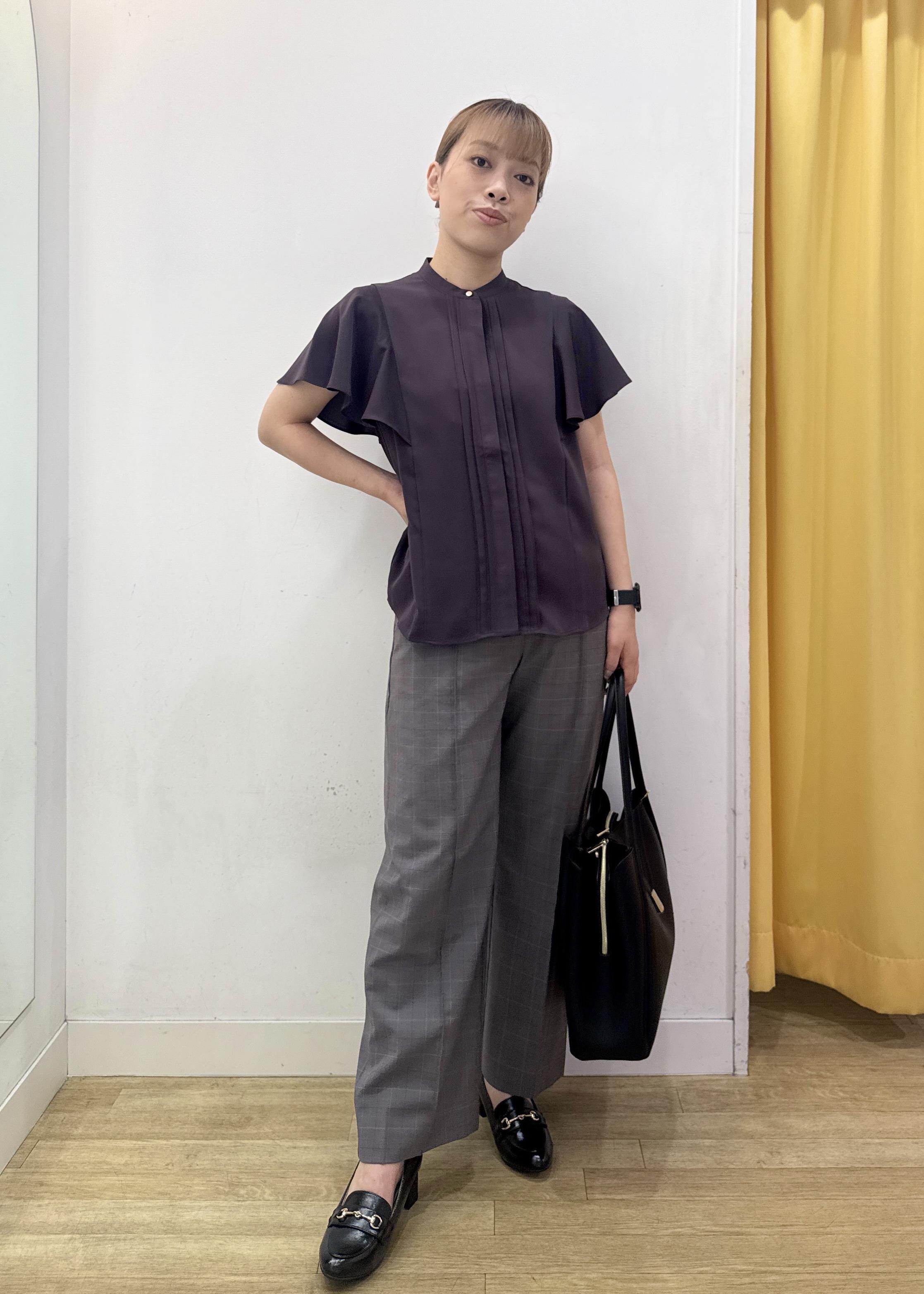 ROPE' PICNICの【UVカット・速乾】【リネンライク・シリーズ】ピンタックワイドスラックスパンツ/セットアップ対応を使ったコーディネートを紹介します。｜Rakuten Fashion(楽天ファッション／旧楽天ブランドアベニュー)6028981