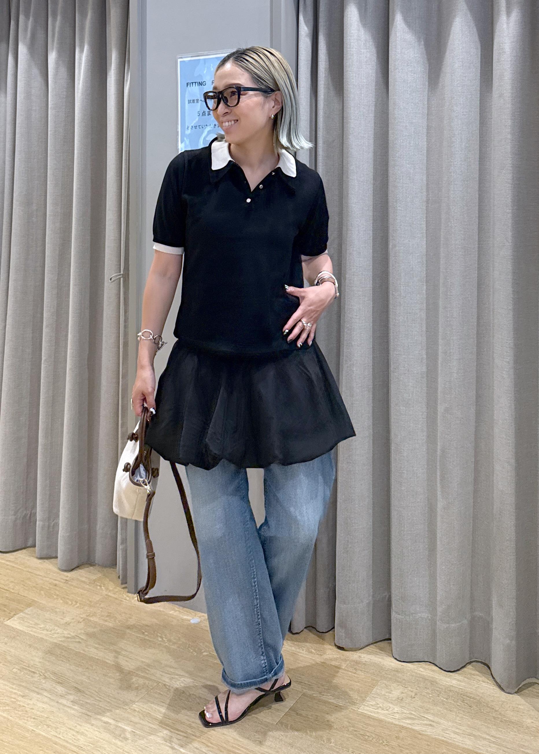 ROPE' PICNICの【ウエスト革命デニム】ウエストシェイプハイライズマムジーンズを使ったコーディネートを紹介します。｜Rakuten Fashion(楽天ファッション／旧楽天ブランドアベニュー)6028968