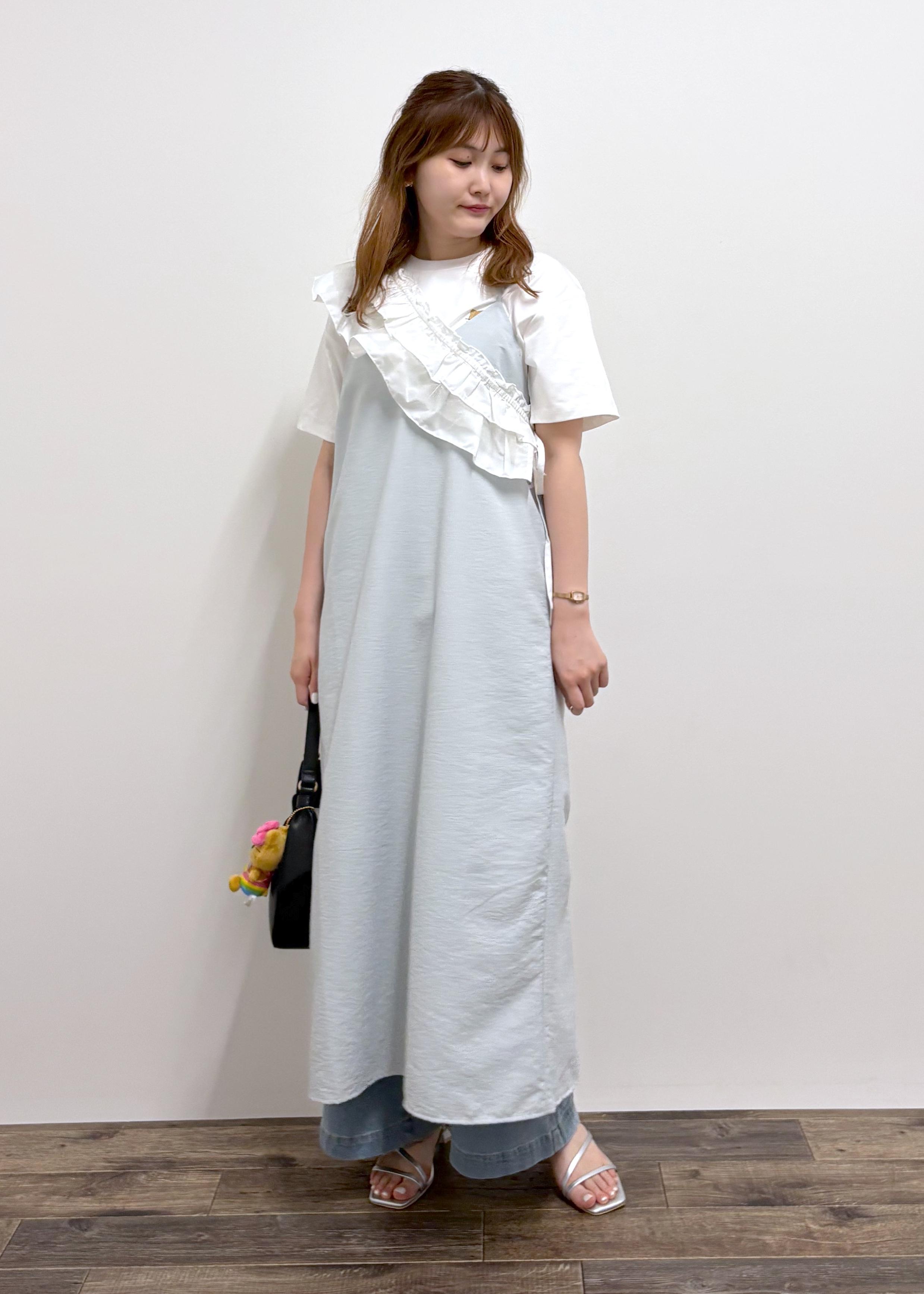 ROPE' PICNICの【UVケア・遮熱】Comfort Seriesコンフォートシリーズ/Vネックキャミワンピースを使ったコーディネートを紹介します。｜Rakuten Fashion(楽天ファッション／旧楽天ブランドアベニュー)6028901