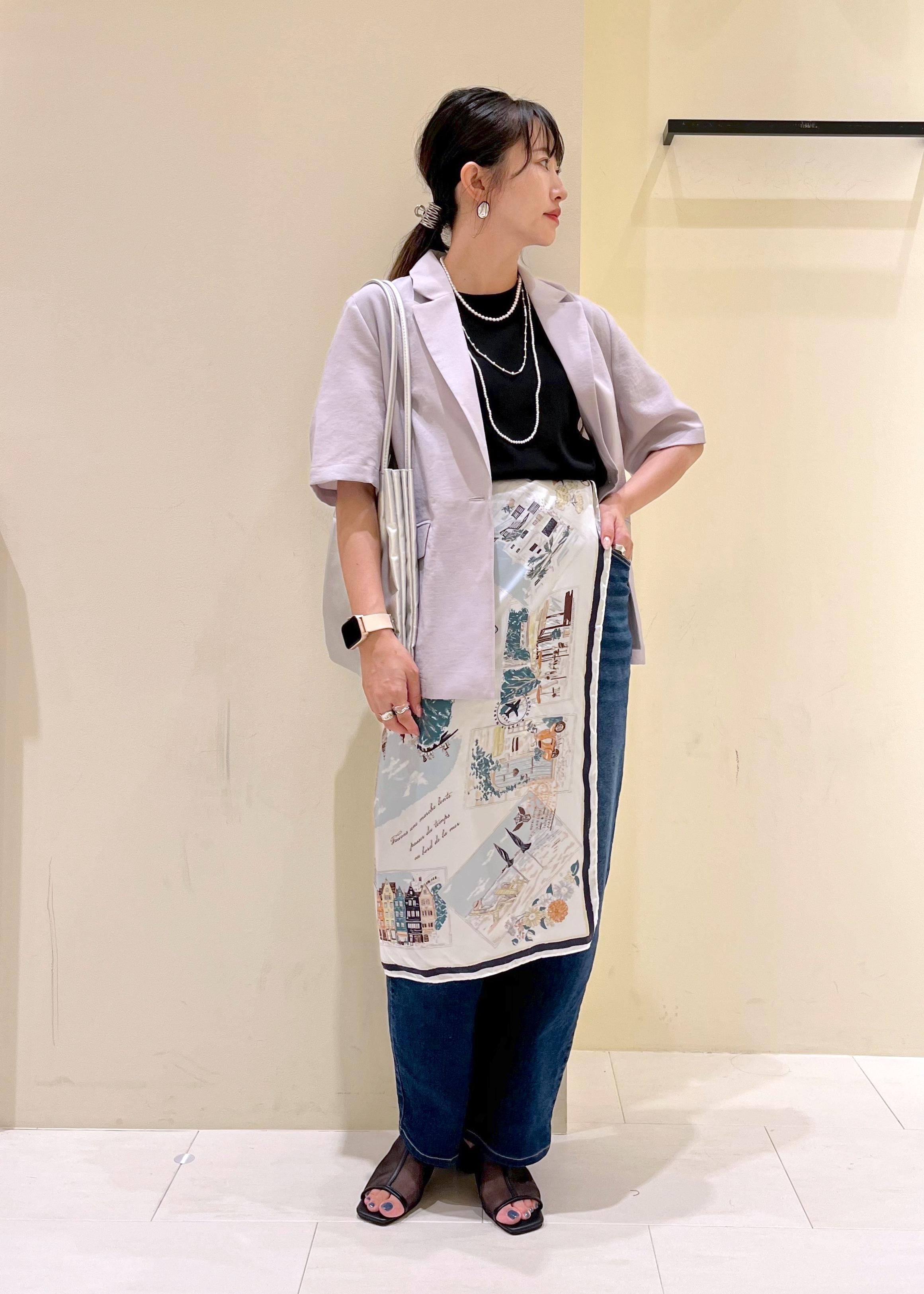 ROPE' PICNICの【接触冷感・吸水速乾・防シワ】エフォートレスリラックスハーフスリーブジャケットを使ったコーディネートを紹介します。｜Rakuten Fashion(楽天ファッション／旧楽天ブランドアベニュー)6028972