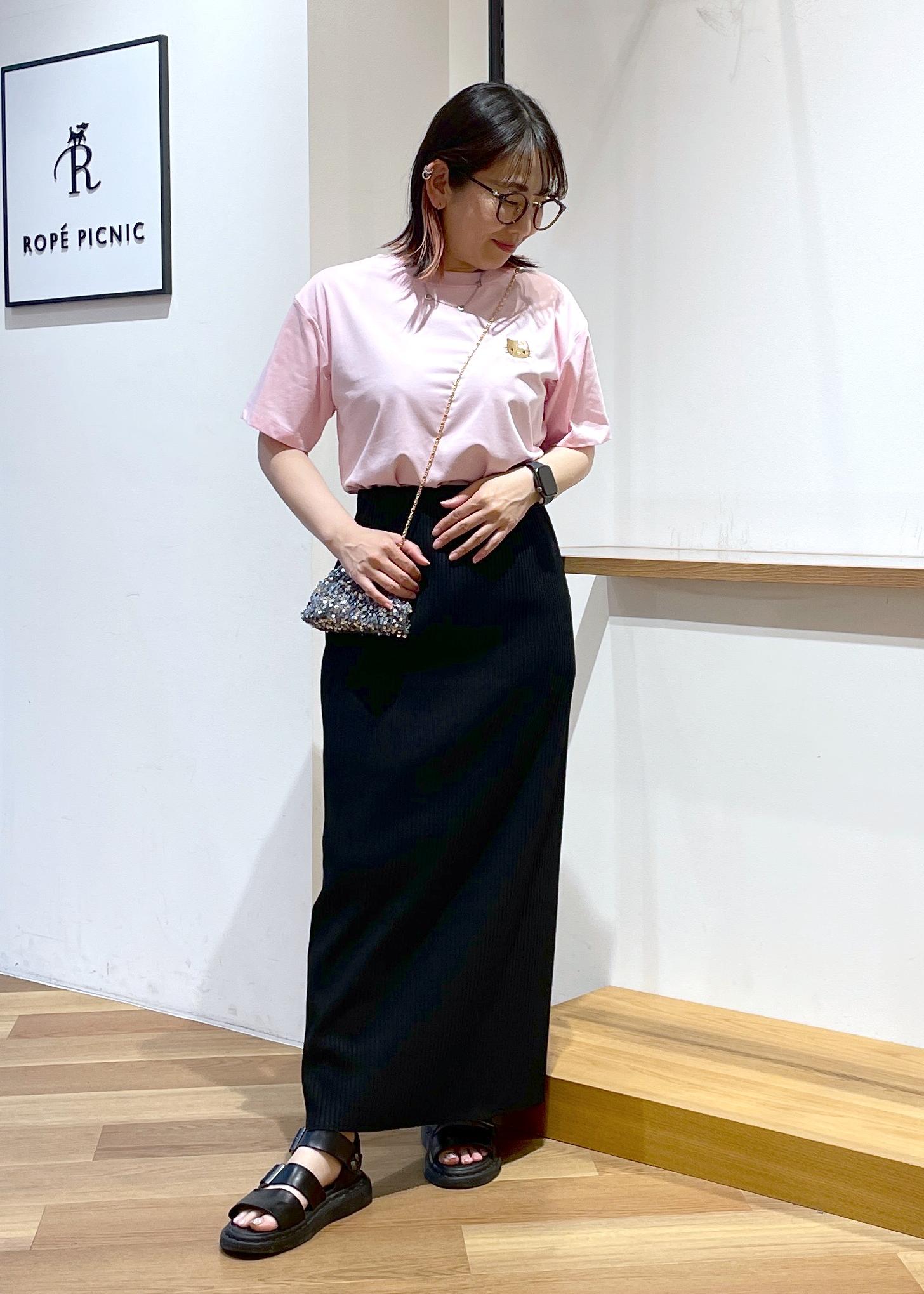 ROPE' PICNICの【新色追加】小柄さん向けサイズあり/トタンテレコアイラインスカートを使ったコーディネートを紹介します。｜Rakuten Fashion(楽天ファッション／旧楽天ブランドアベニュー)6028996