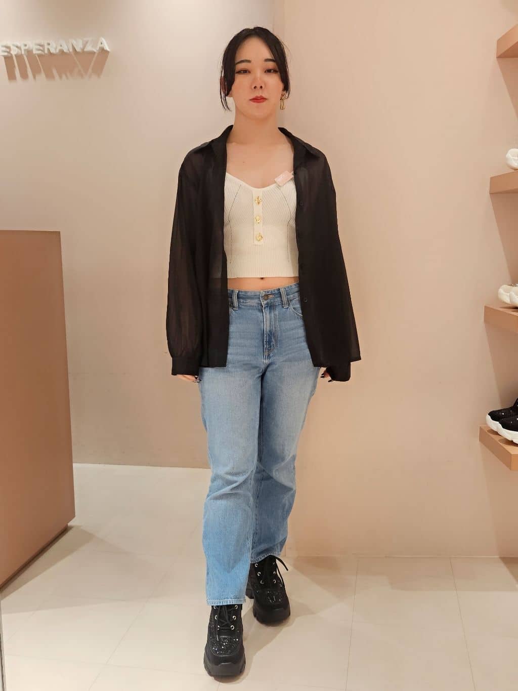 ESPERANZAのきゅんフィットインソールスニーカーを使ったコーディネートを紹介します。｜Rakuten Fashion(楽天ファッション／旧楽天ブランドアベニュー)5891724