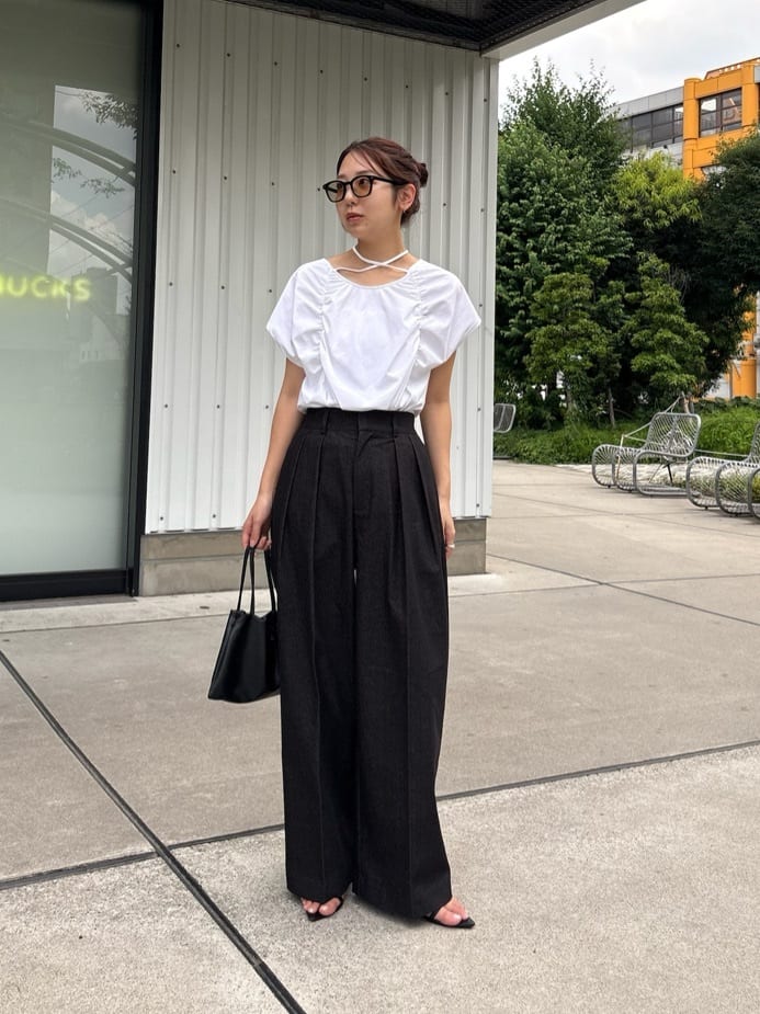 CAPRICIEUX LE'MAGE tシャツ 「待望の再入荷！」ギャザー