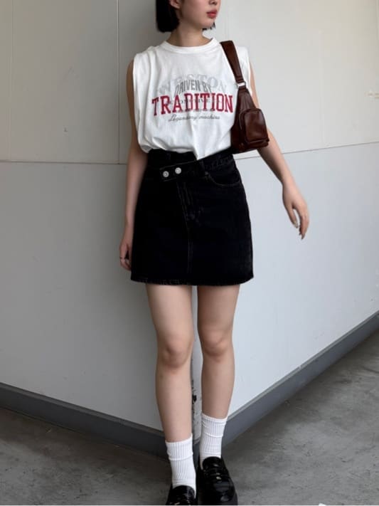 moussy | CROSS WAIST ミニスカート | Rakuten Fashion(楽天