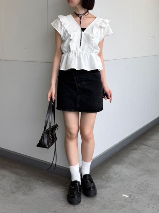 moussy | CROSS WAIST ミニスカート | Rakuten Fashion(楽天
