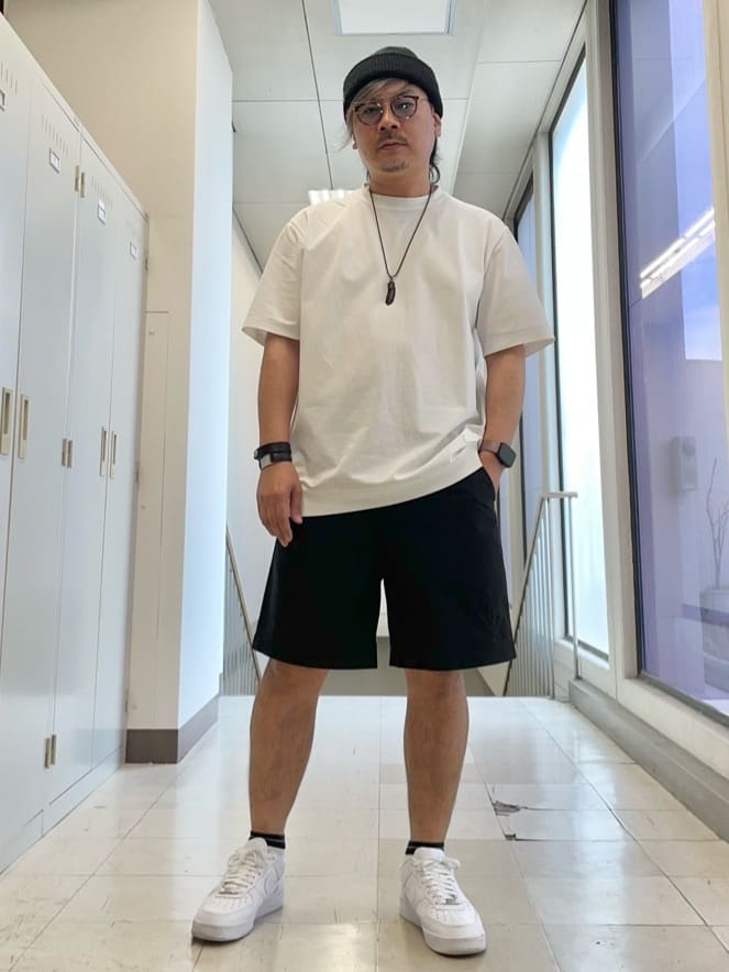 TAKEO KIKUCHIの【抗菌防臭/5サイズ展開】ハイゲージポンチ Tシャツを使ったコーディネートを紹介します。｜Rakuten Fashion(楽天ファッション／旧楽天ブランドアベニュー)5896445