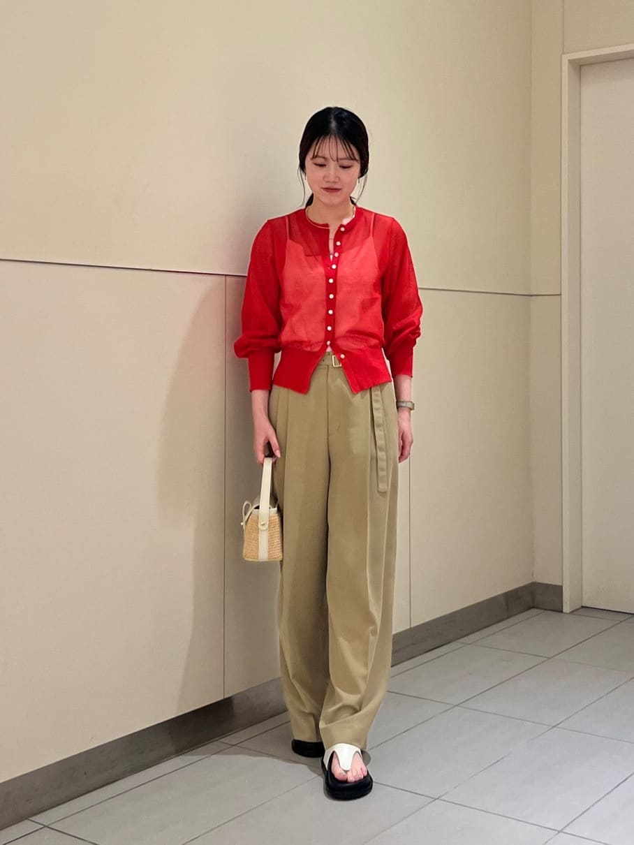 allureville | ◇ シアーラミー混カーディガン | Rakuten Fashion(楽天