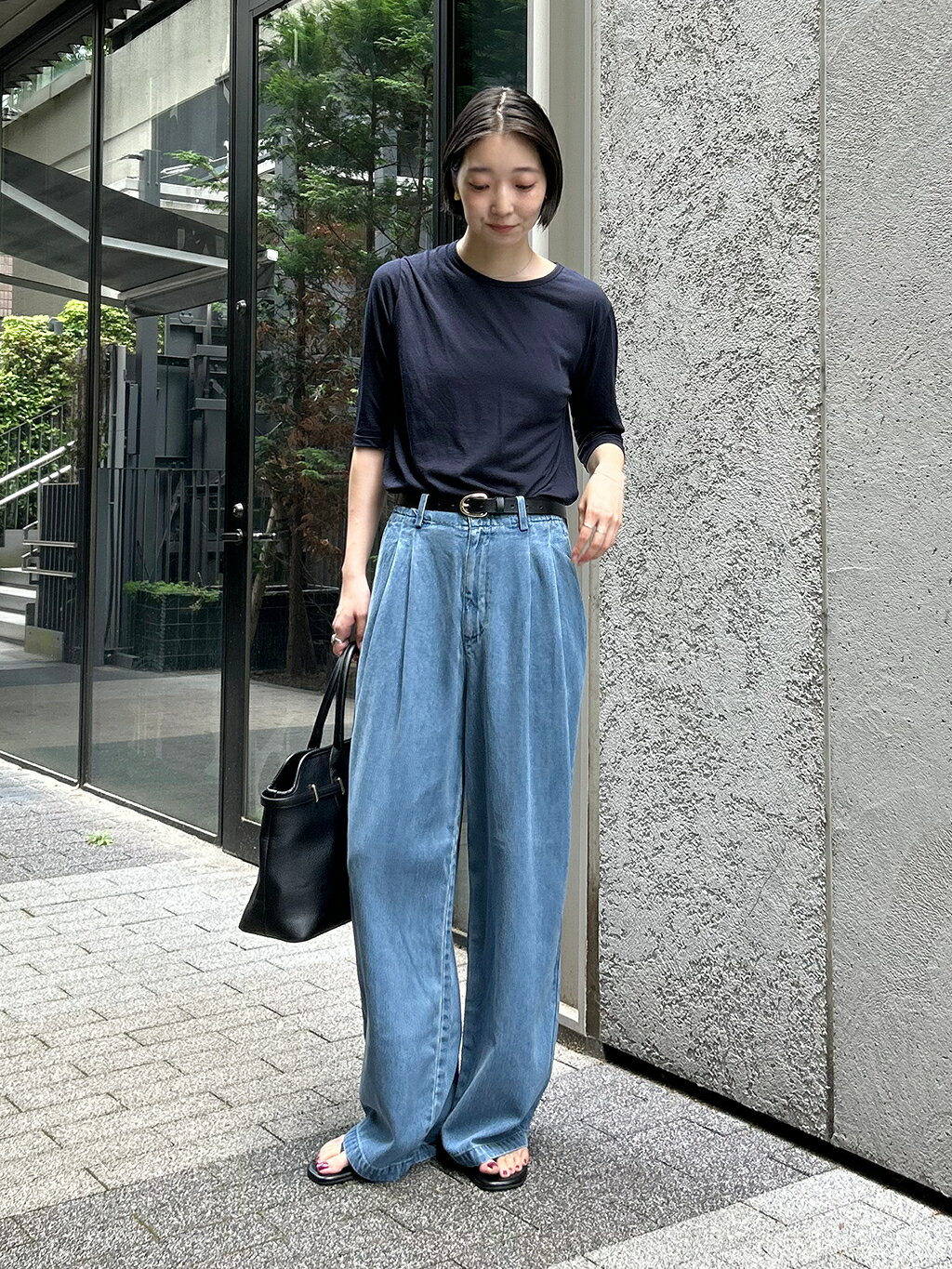 SLOBE IENA | 《4サイズ展開/追加4》LEDENIM TUCK TROUSERデニム