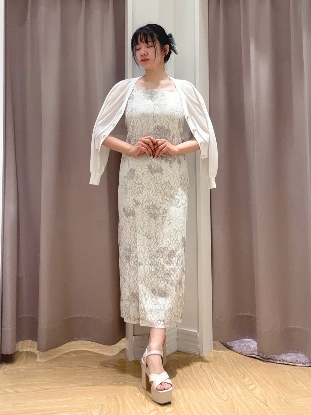 WILLSELECTION | ニュアンスフラワーレース浴衣SET | Rakuten Fashion