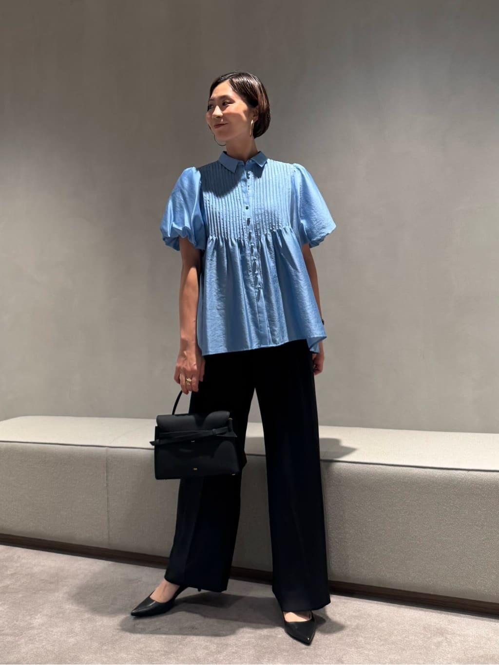 UNITED ARROWS LTD. OUTLET | シルキーピンタック ショートスリーブ