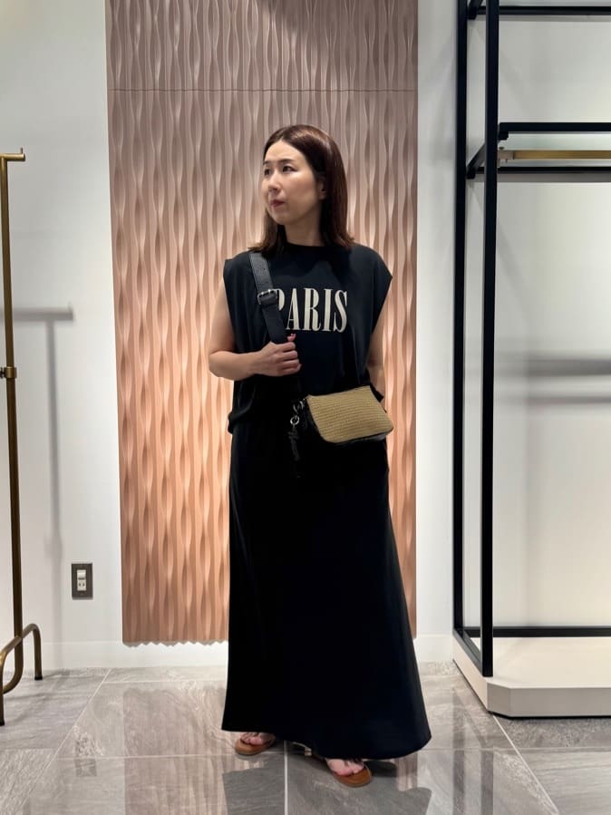 Vinのウエストギャザーナロースカートを使ったコーディネートを紹介します。｜Rakuten Fashion(楽天ファッション／旧楽天ブランドアベニュー)5906352