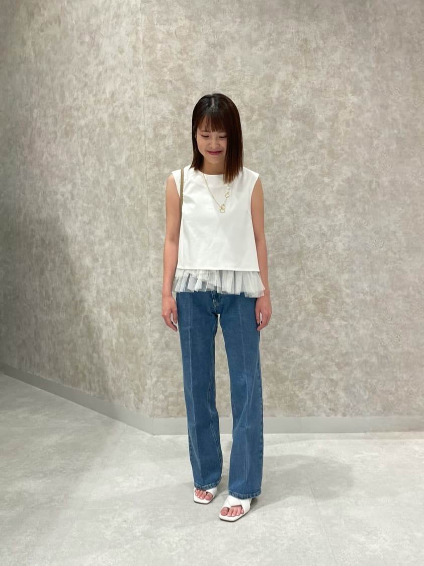 Vinのチュールドッキングノースリカットソーを使ったコーディネートを紹介します。｜Rakuten Fashion(楽天ファッション／旧楽天ブランドアベニュー)5906642