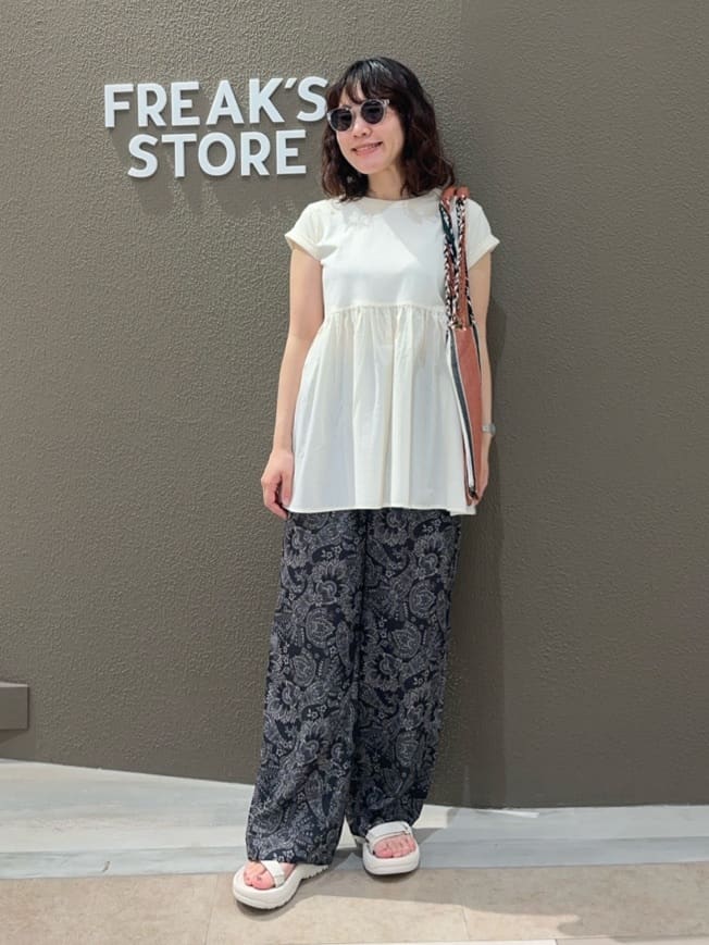 FREAK'S STORE | 切替ギャザーTシャツ 25SS | Rakuten Fashion(楽天