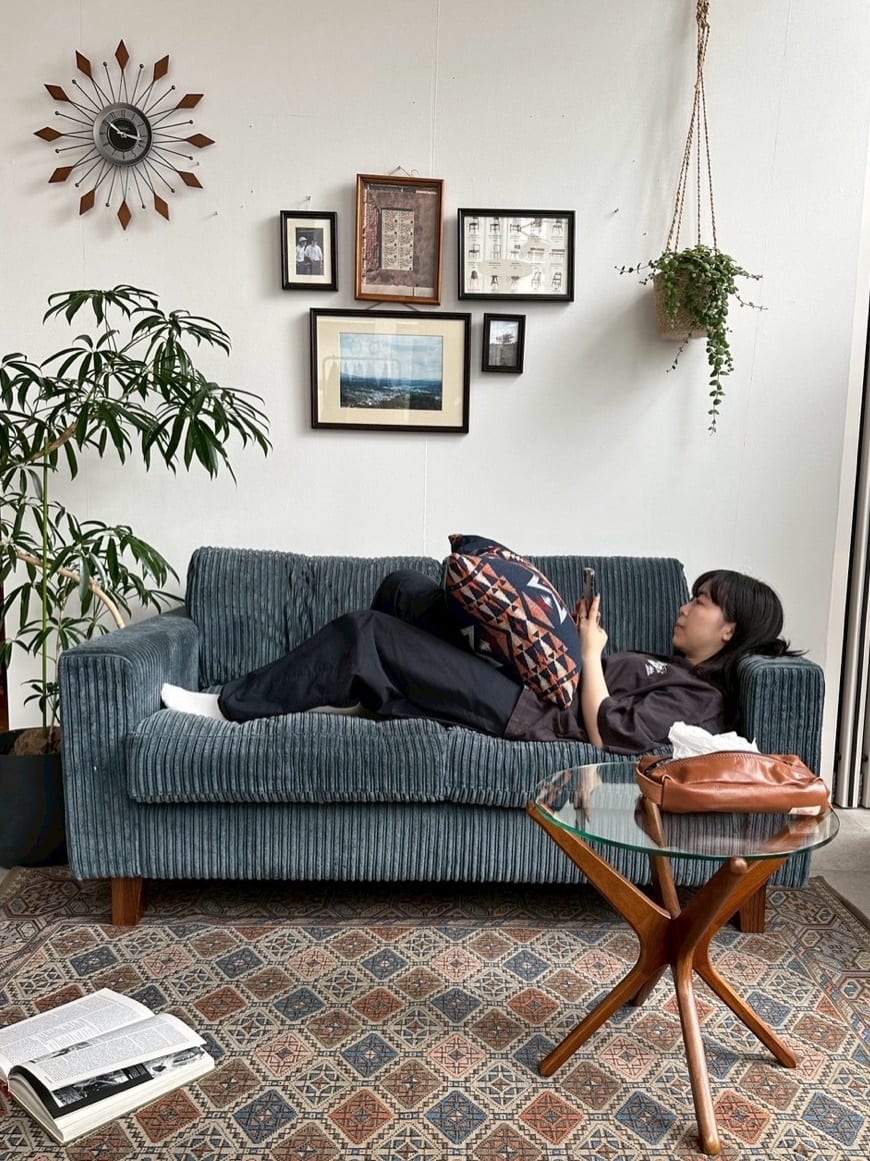 journal standard FurnitureのGLENOAKS RUG 120x160 グレンオークスラグを使ったコーディネートを紹介します。｜Rakuten Fashion(楽天ファッション／旧楽天ブランドアベニュー)5912888